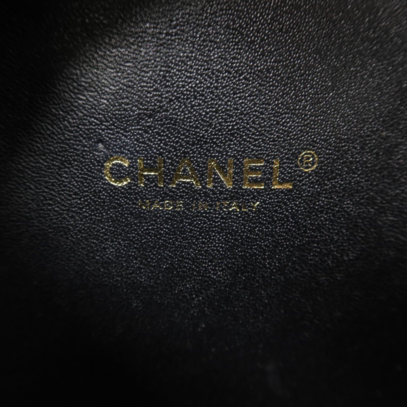 CHANEL 牛皮皮革Vanity Case鏈帶手挽肩背兩用袋