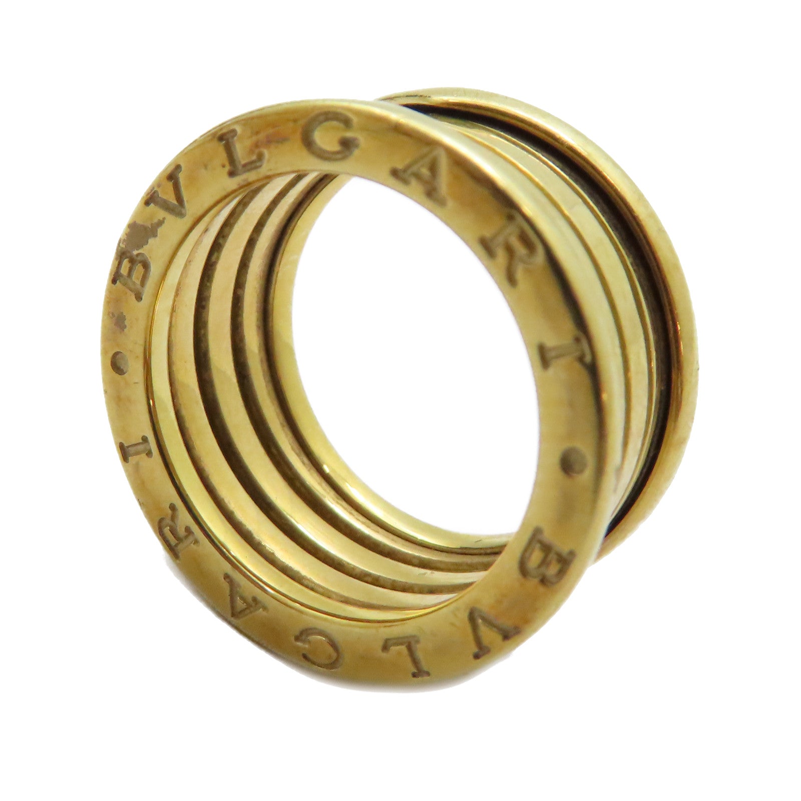 BVLGARI 18K黃金B-zero1 Ring戒指金色Bvlgari＃54/US#5.75