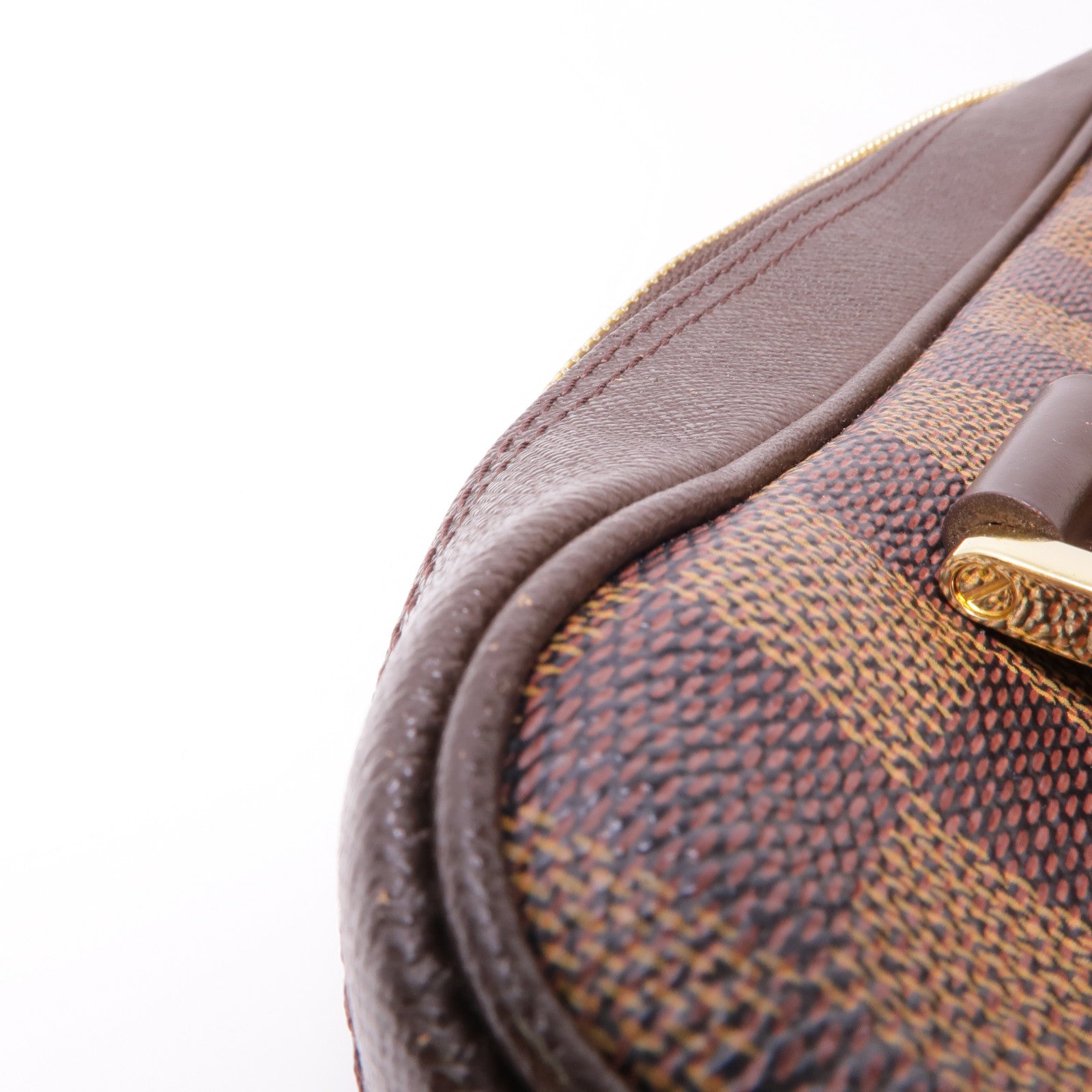 LOUIS VUITTON Damier Brera金扣手挽袋