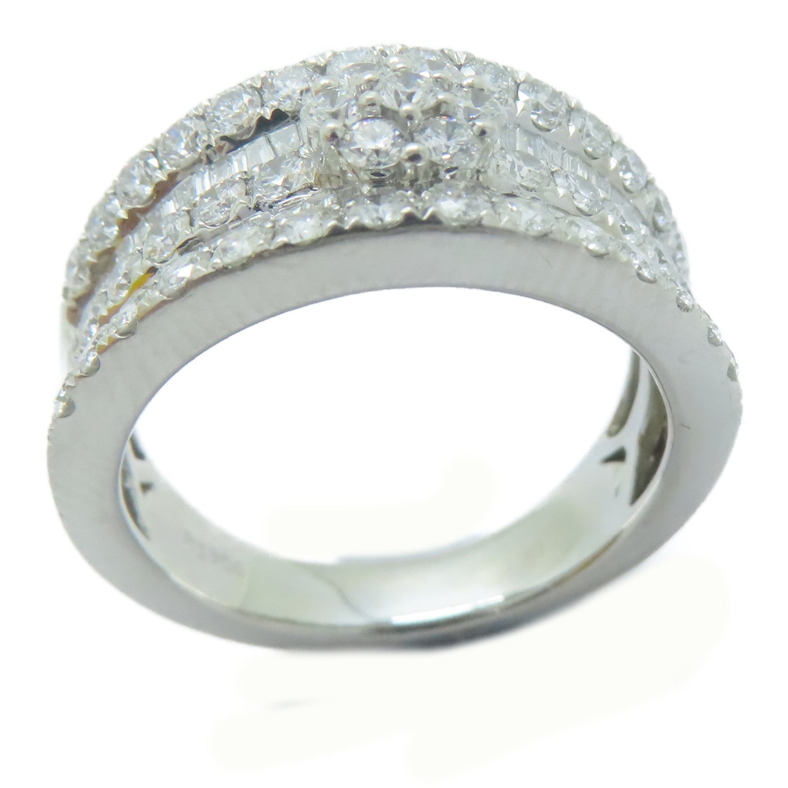 JEWELRY PT950鉑金Diamond Ring1.35ct鑚石戒指US#7.25