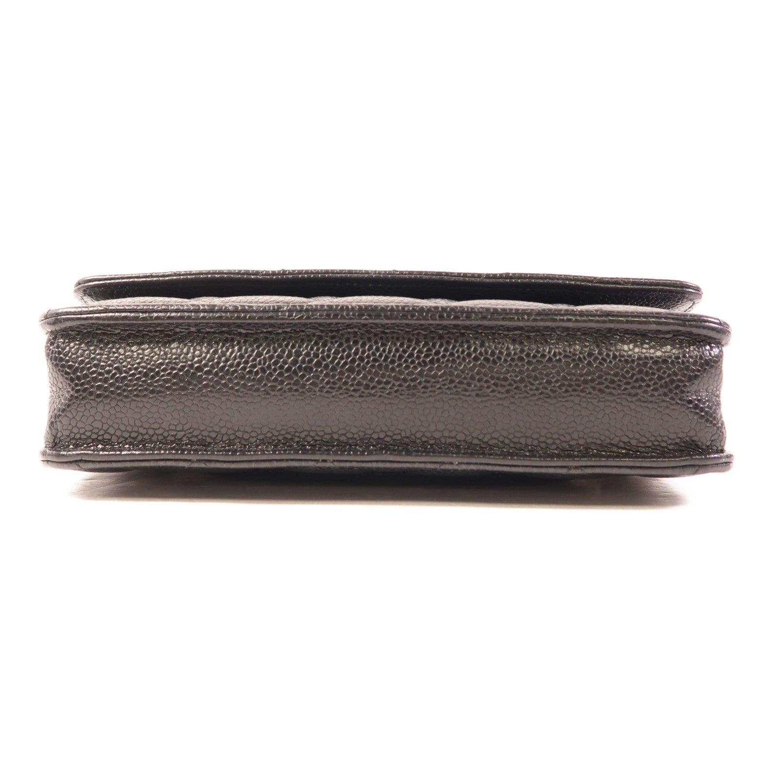 CHANEL 牛皮皮革WOC Wallet On Chain金扣鏈帶肩背袋