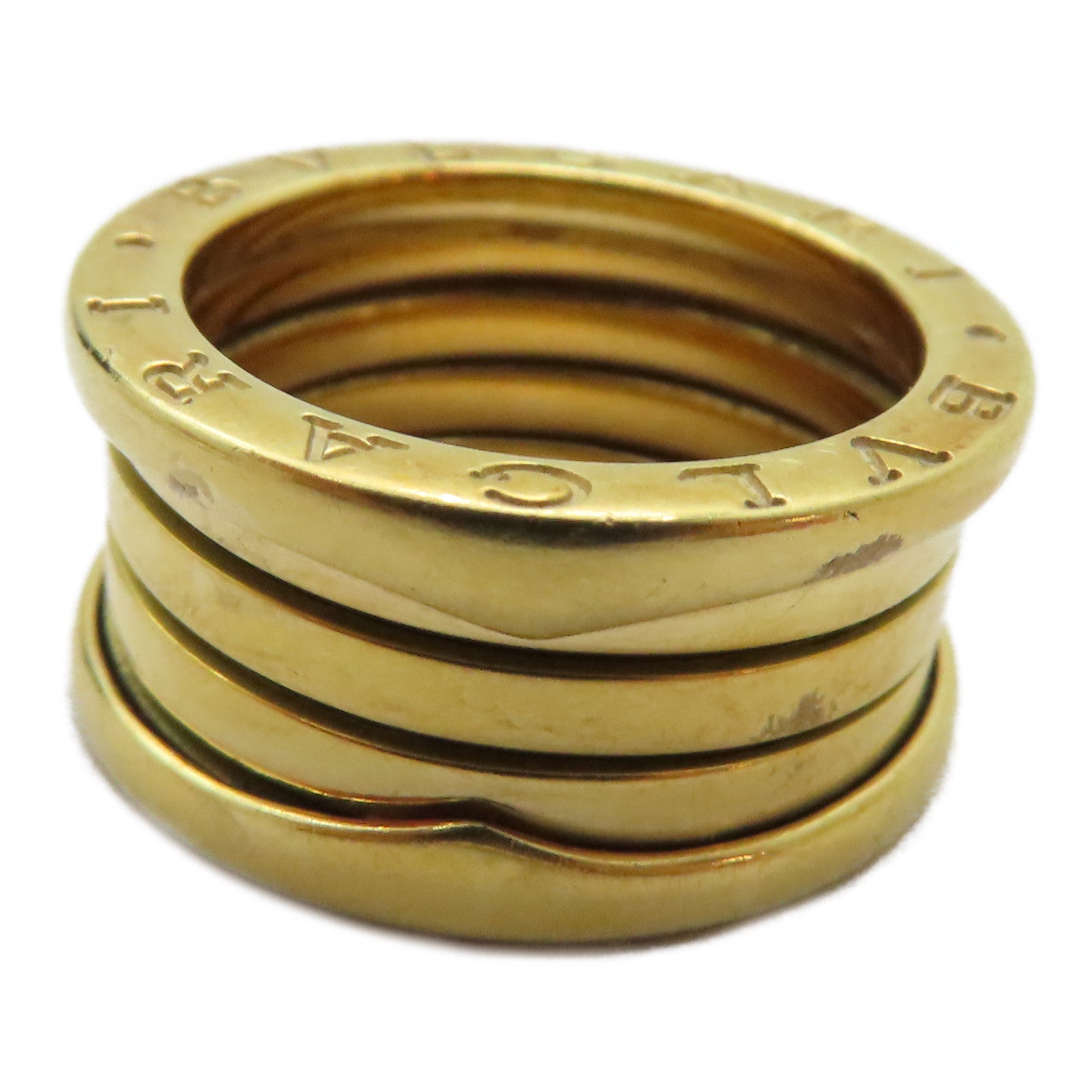 BVLGARI 18K黃金B-zero1 Ring戒指金色Bvlgari＃54/US#5.75
