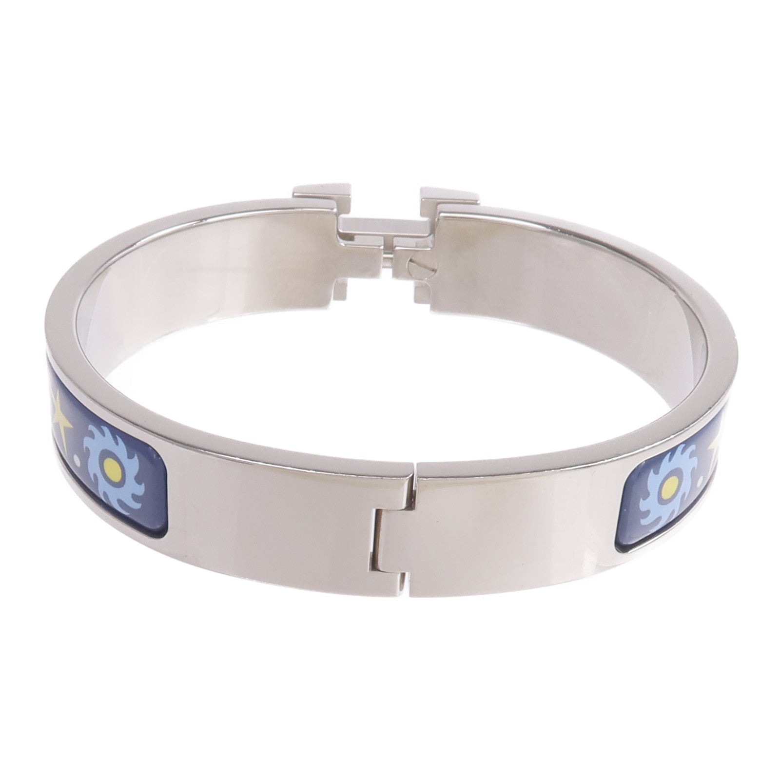 HERMES 金屬/琺瑯Clic H Bracelet手鐲