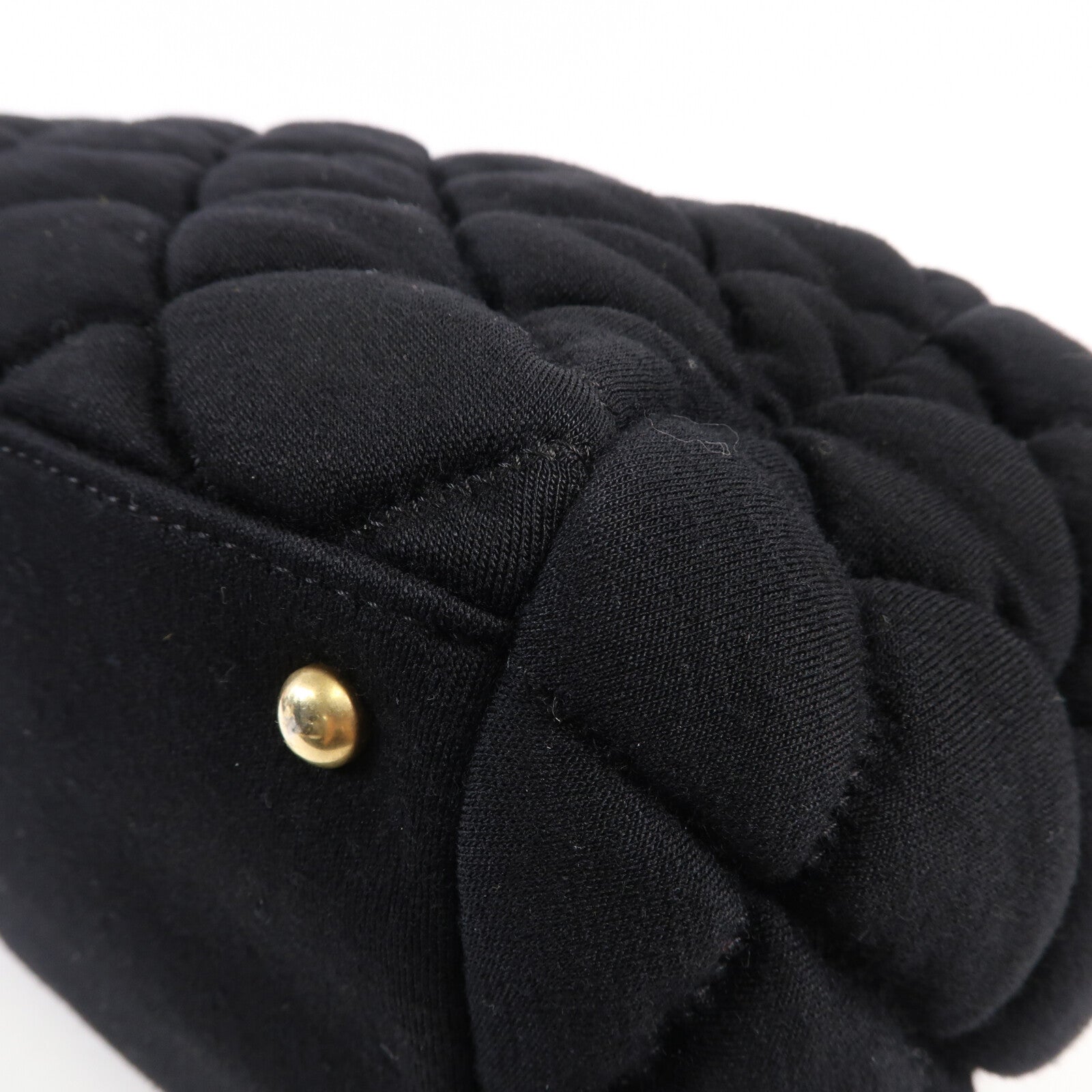 CHANEL 帆布Shoulder Bag金扣肩背袋