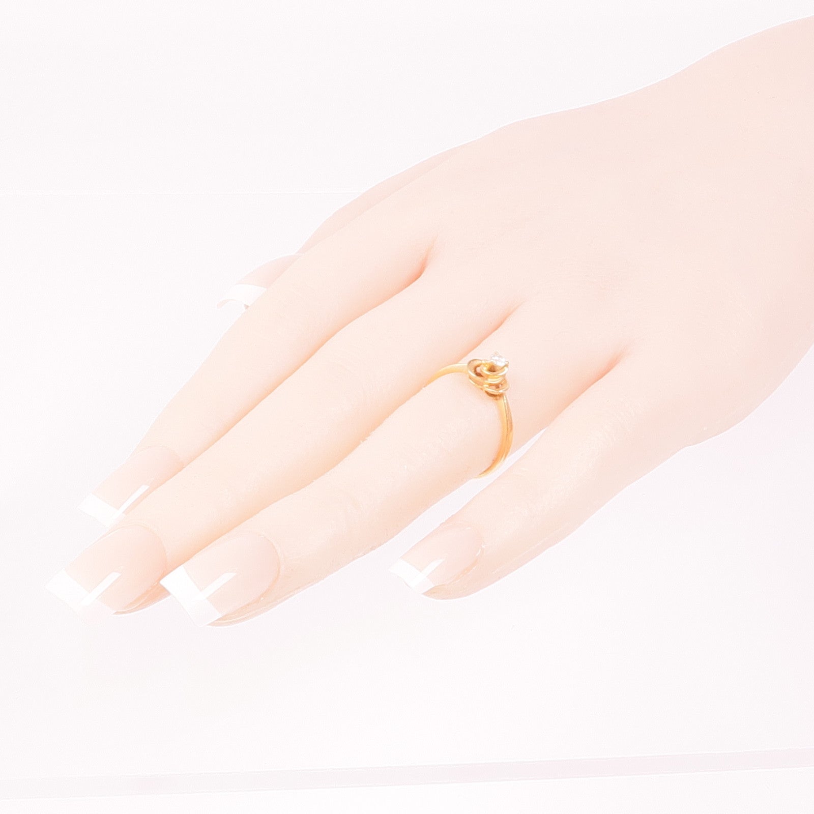 JEWELRY 【激減優惠】18K玫瑰金Diamond Ring鑽石戒指US#6.25