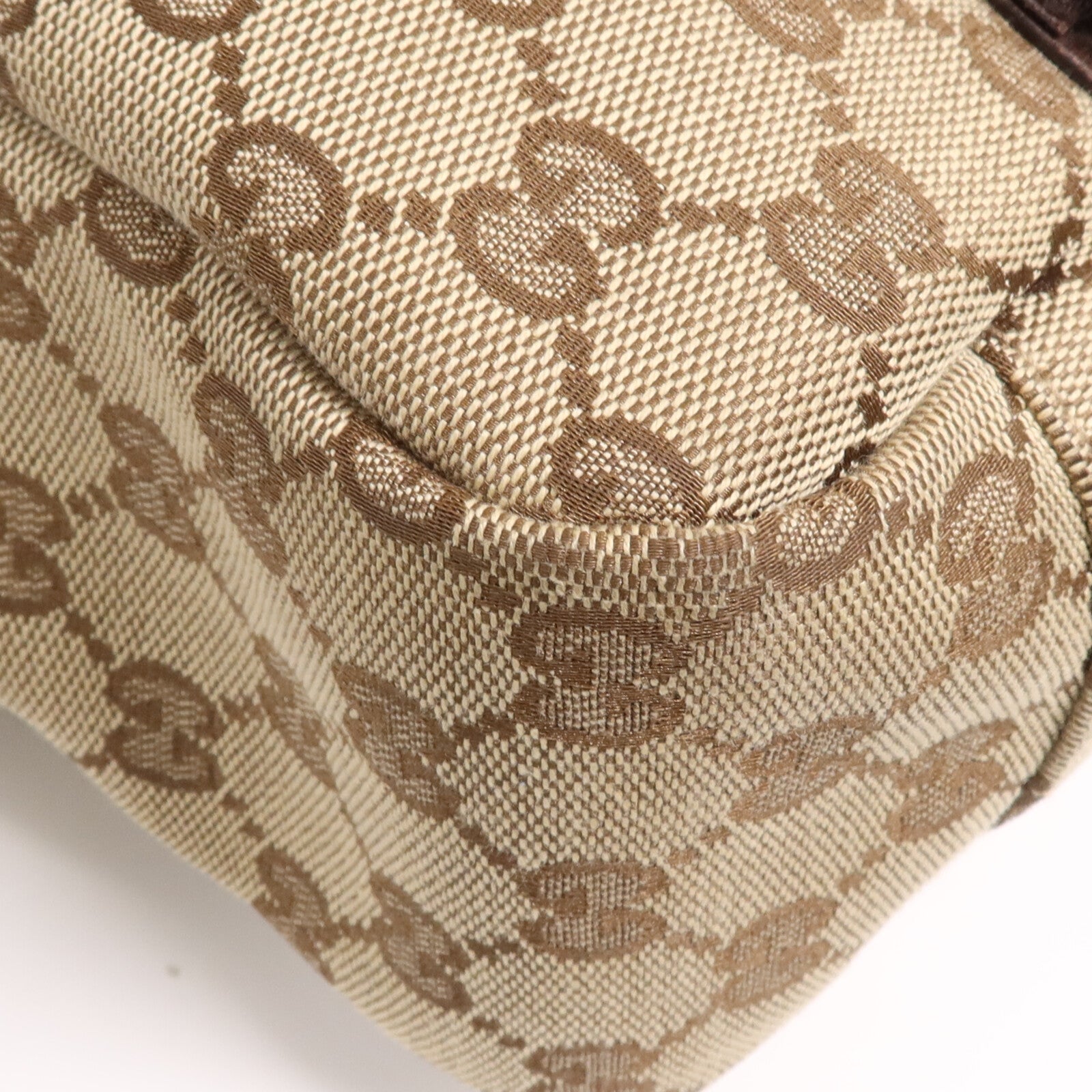 GUCCI 帆布Cross Carry Bag銀扣肩背袋