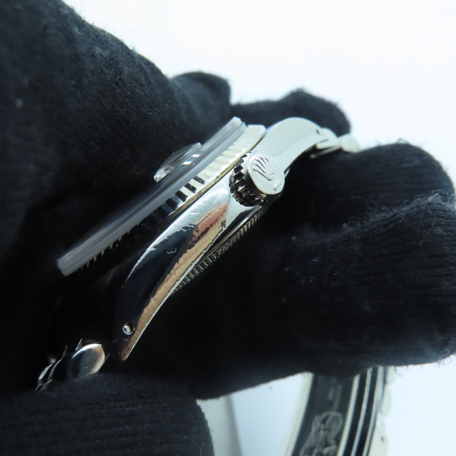 ROLEX Datejust不鏽鋼手錶自動機芯銀色