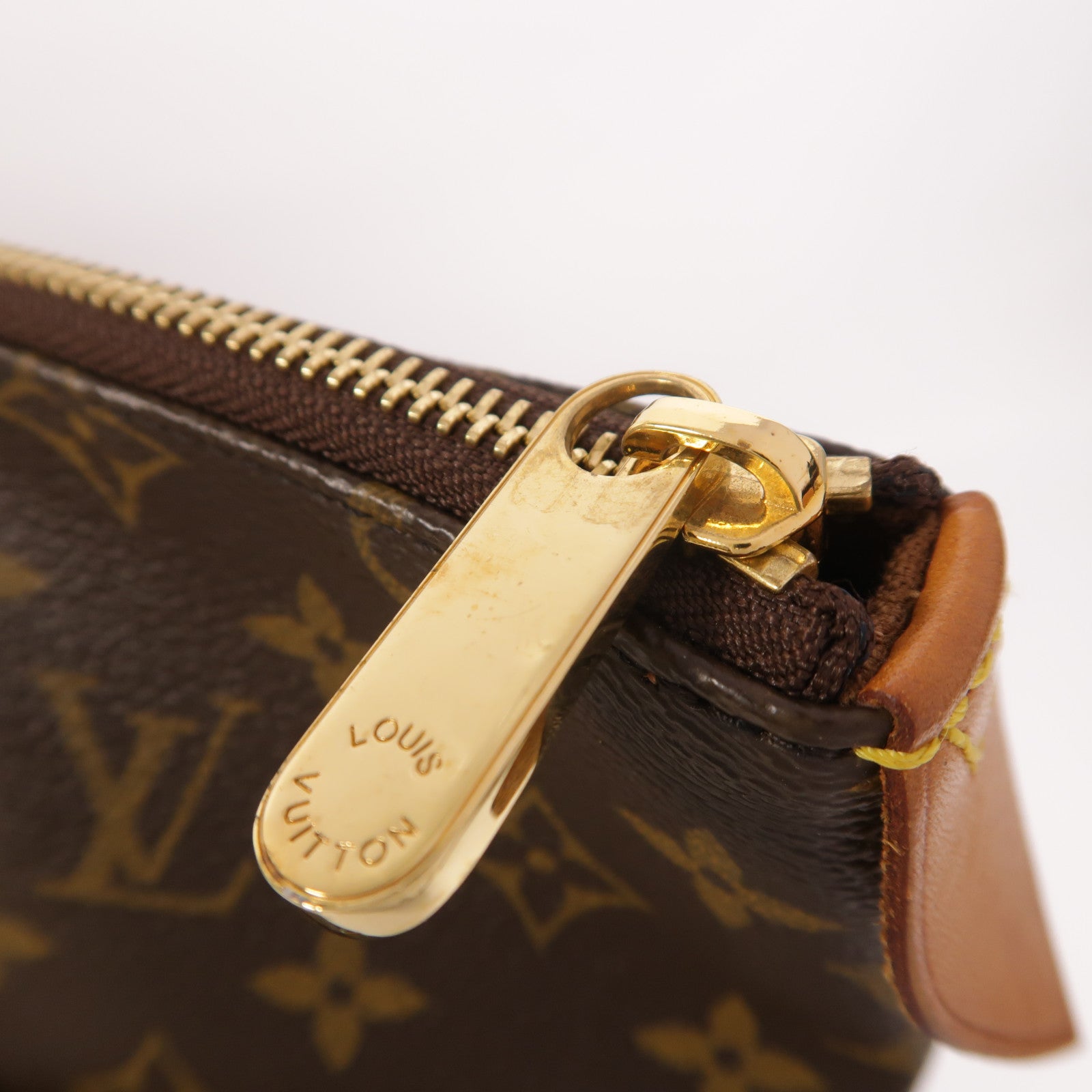 LOUIS VUITTON Monogram Totally PM金扣肩背袋/手挽袋棕色