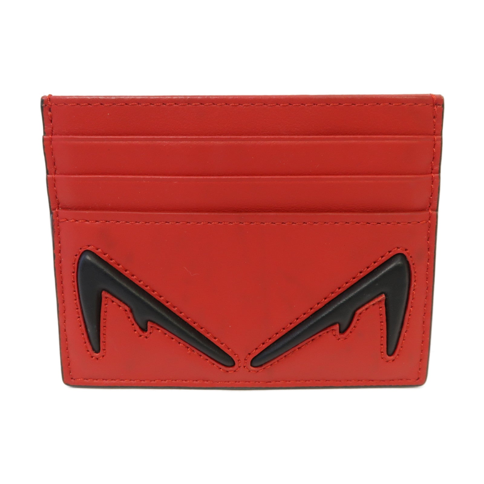 FENDI 牛皮皮革Card Case卡片套紅色