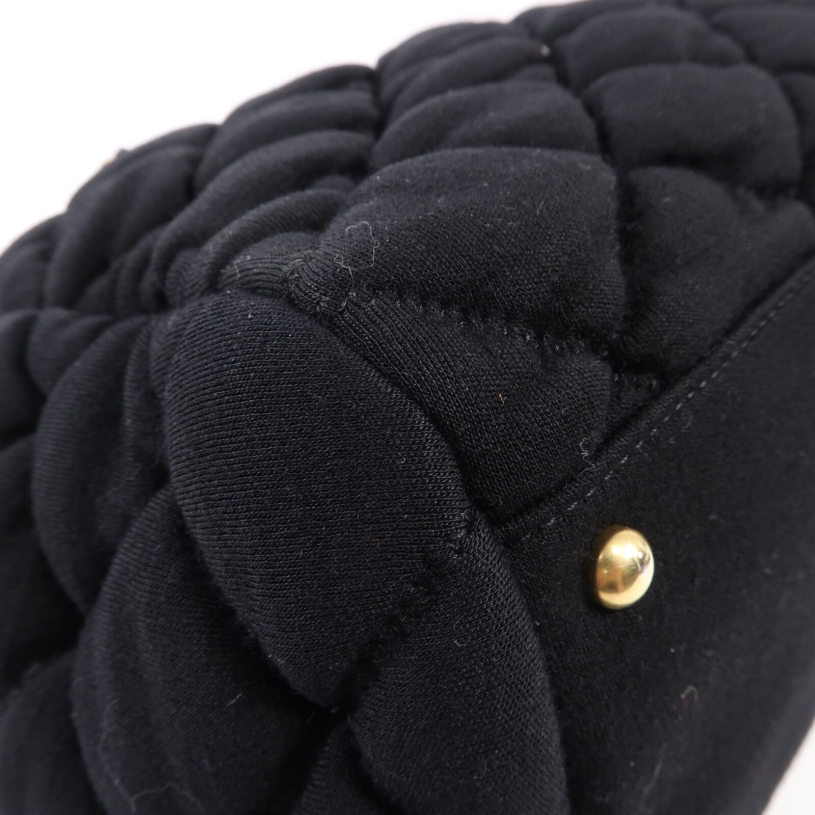 CHANEL 帆布Shoulder Bag金扣肩背袋