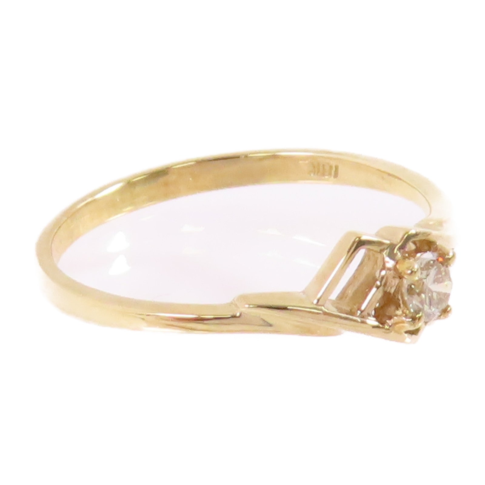 JEWELRY 【激減優惠】18K黃金/鑽石Diamond Ring戒指US#6