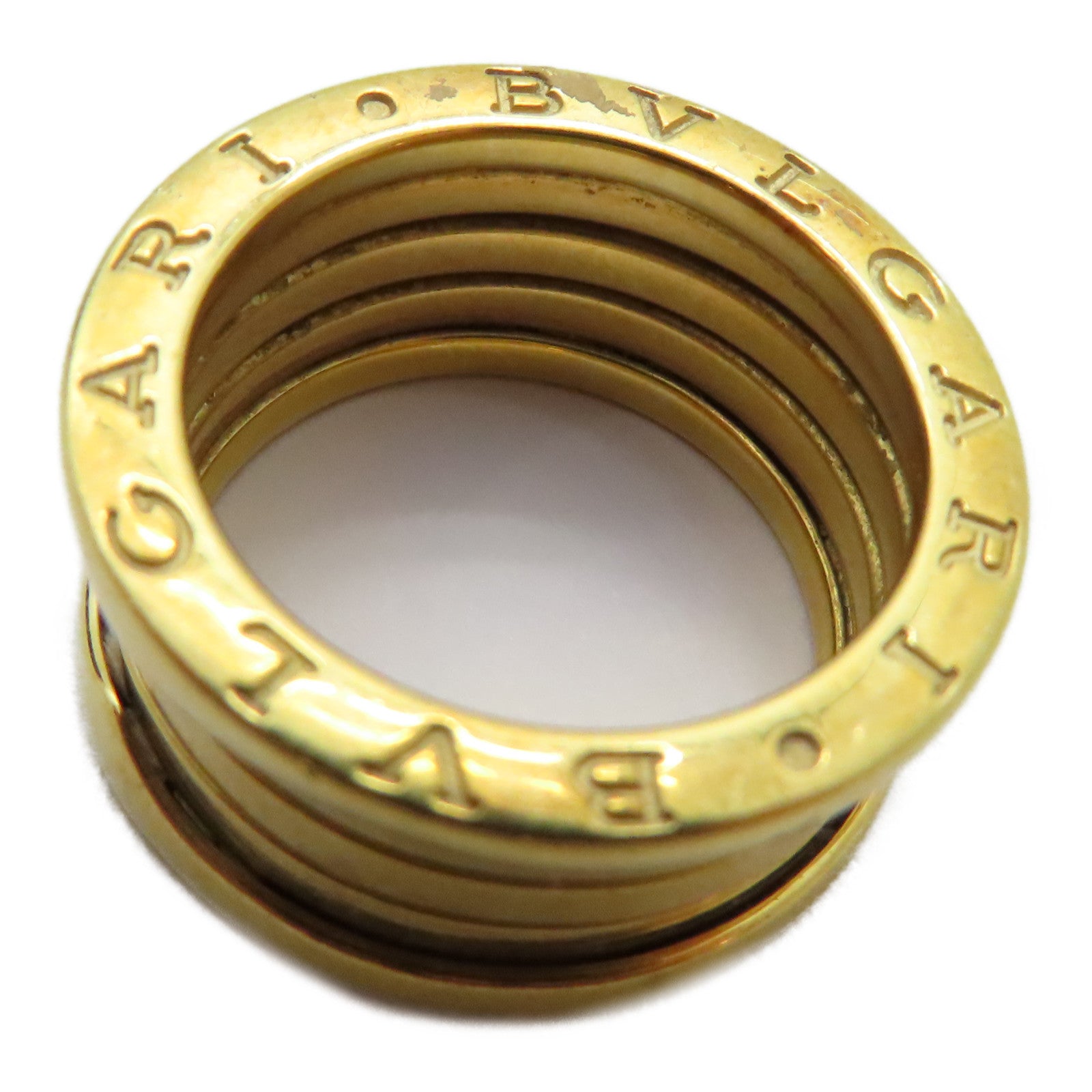BVLGARI 18K黃金B-zero1 Ring戒指金色Bvlgari＃54/US#5.75