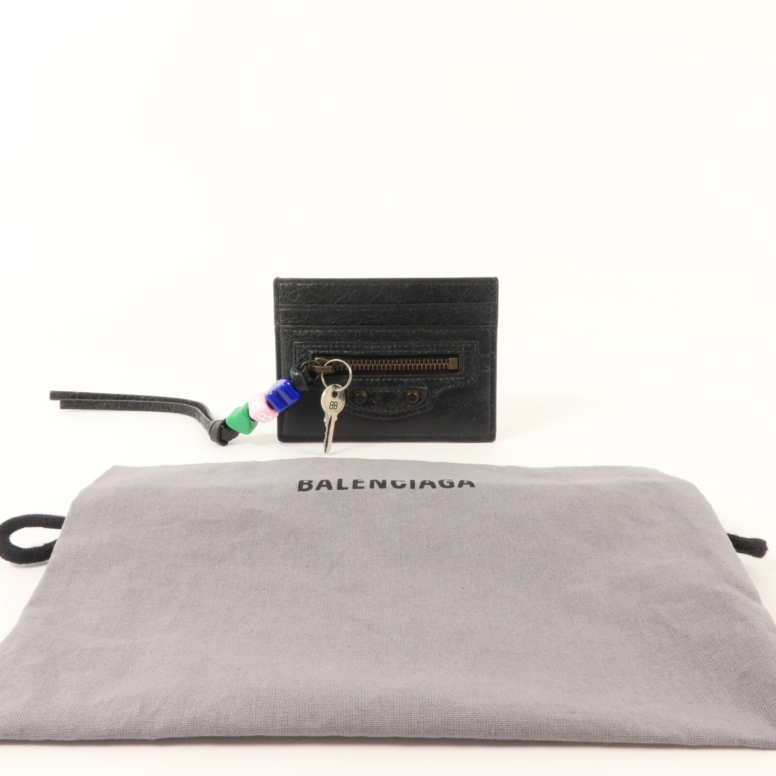 BALENCIAGA 羊皮皮革City Card Holder卡片套