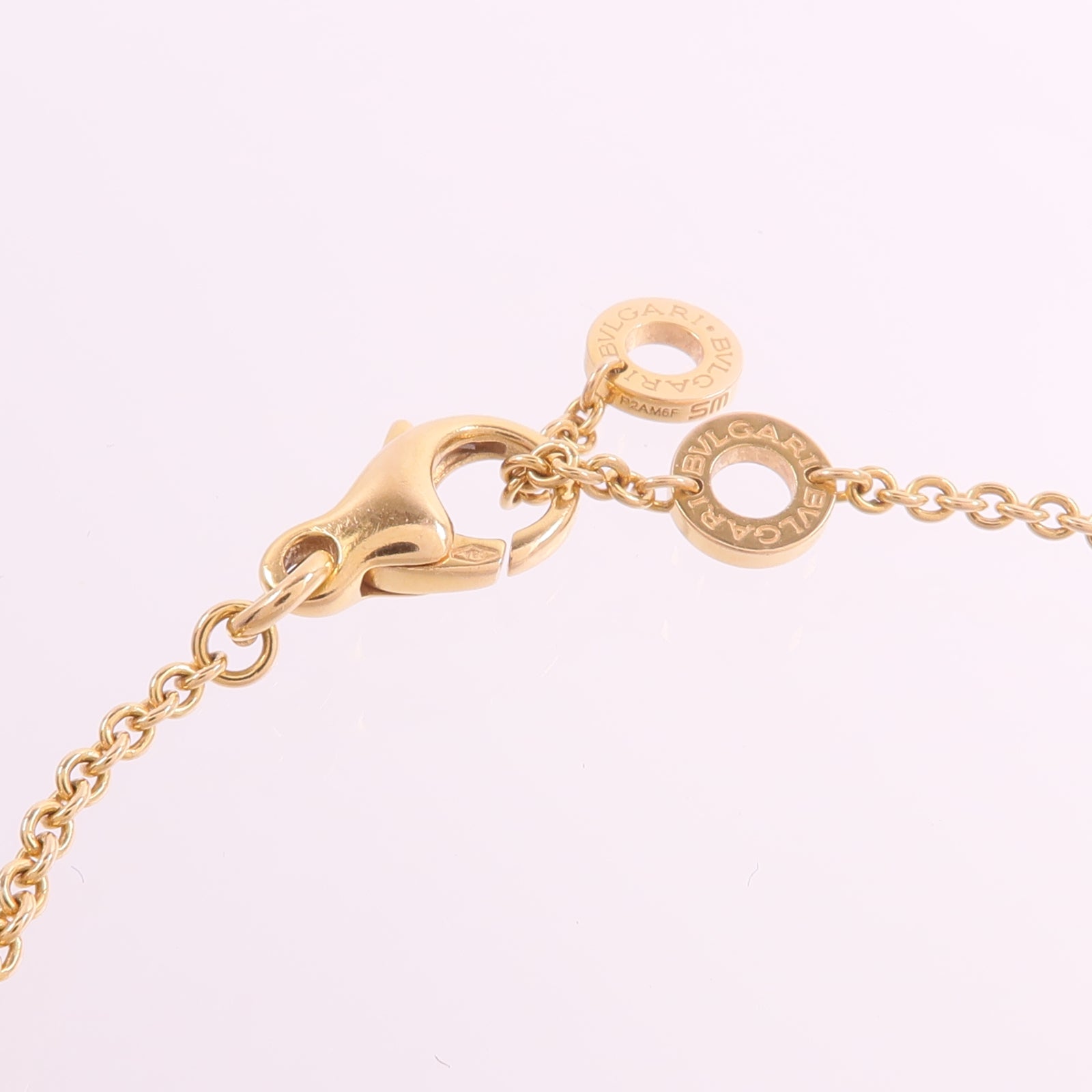 BVLGARI 18K玫瑰金Bvlgari Bracelet紅玉髓/珍珠母貝手鏈