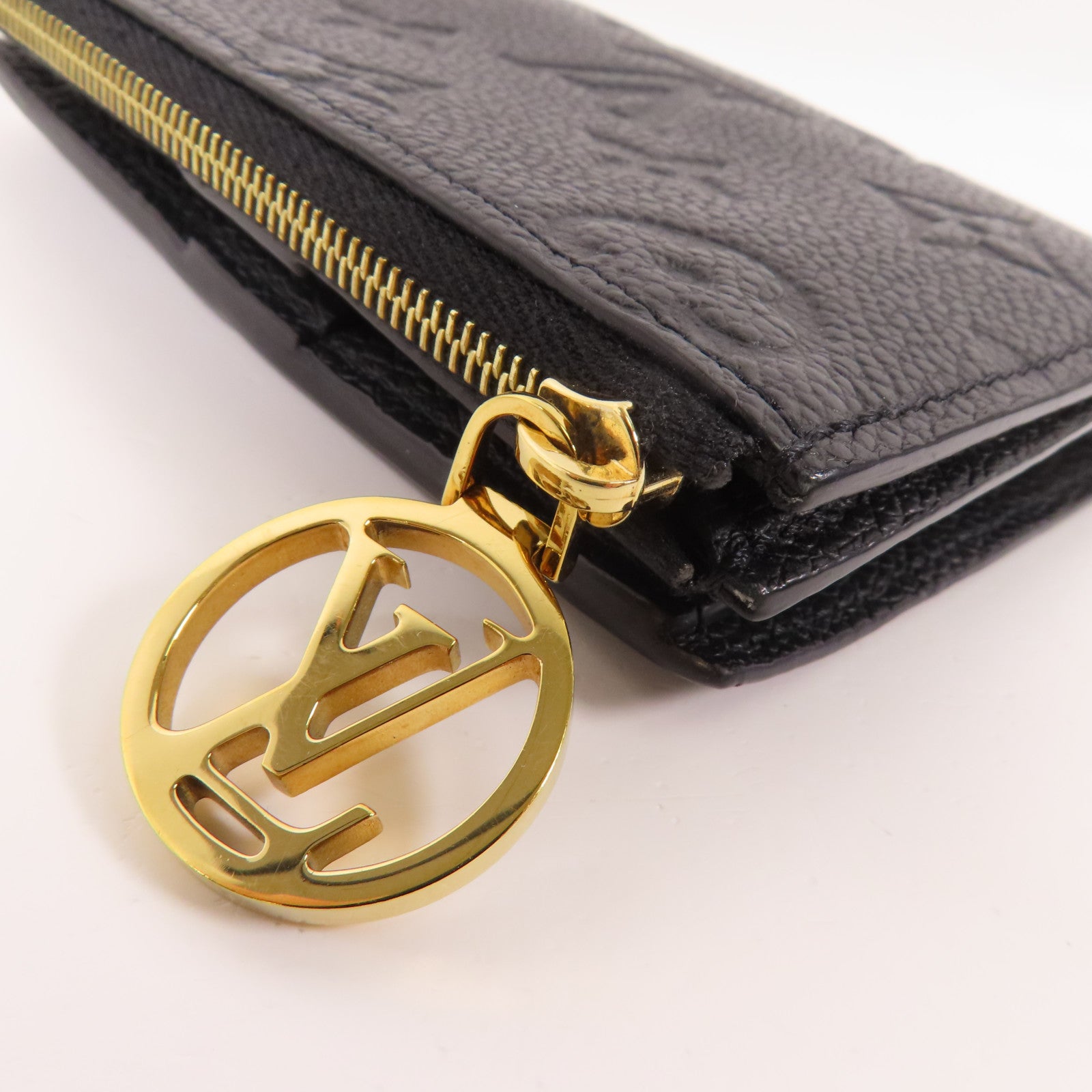 LOUIS VUITTON Monigram Empreinte Lisa金扣短錢包