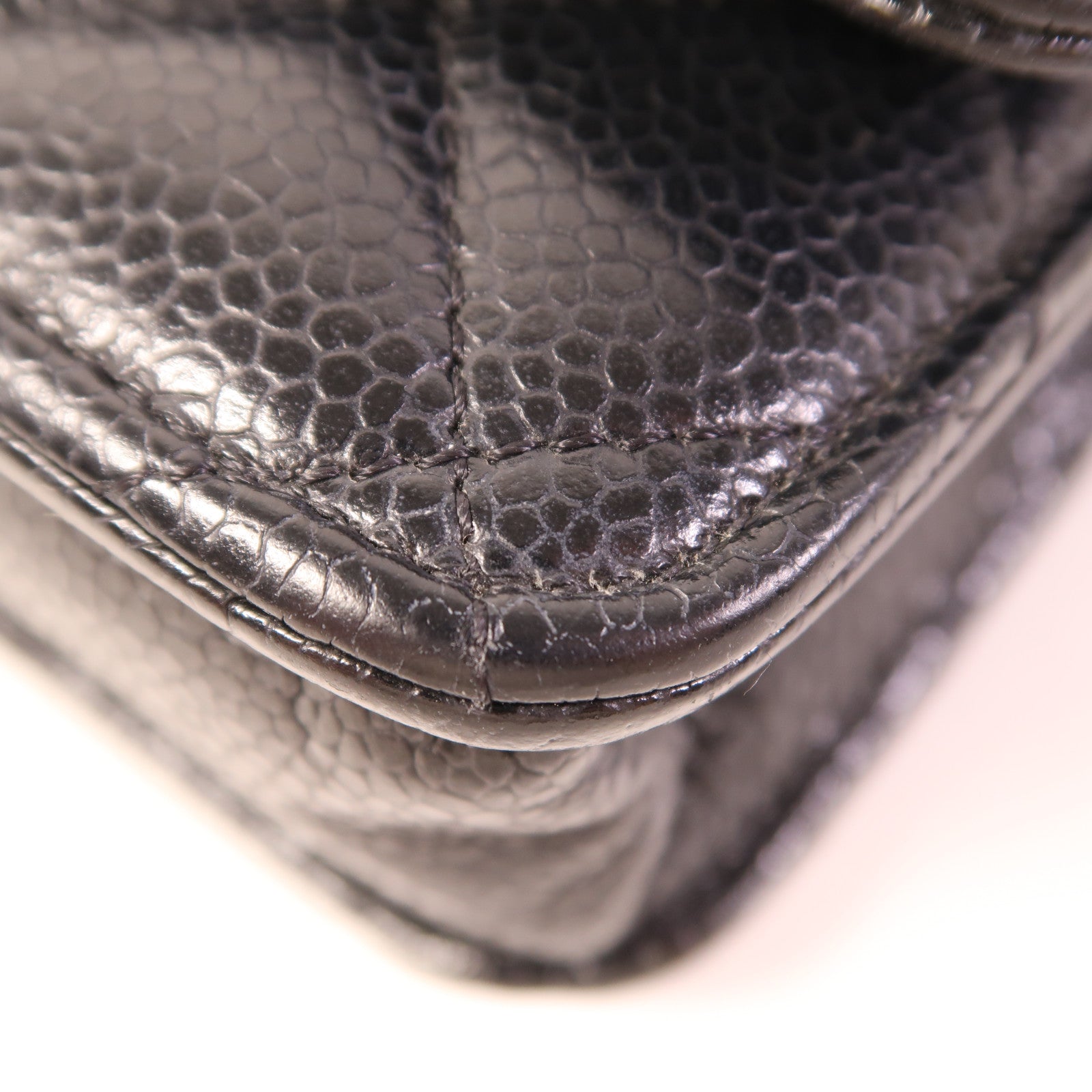 CHANEL 牛皮皮革WOC Wallet On Chain金扣鏈帶肩背袋