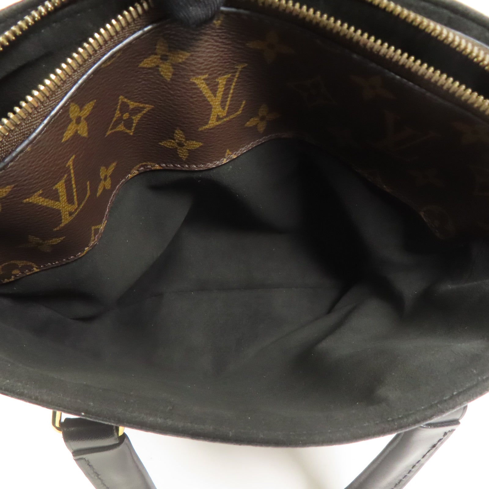 LOUIS VUITTON Monogram Flower Zip Tote金扣手挽肩背兩用袋