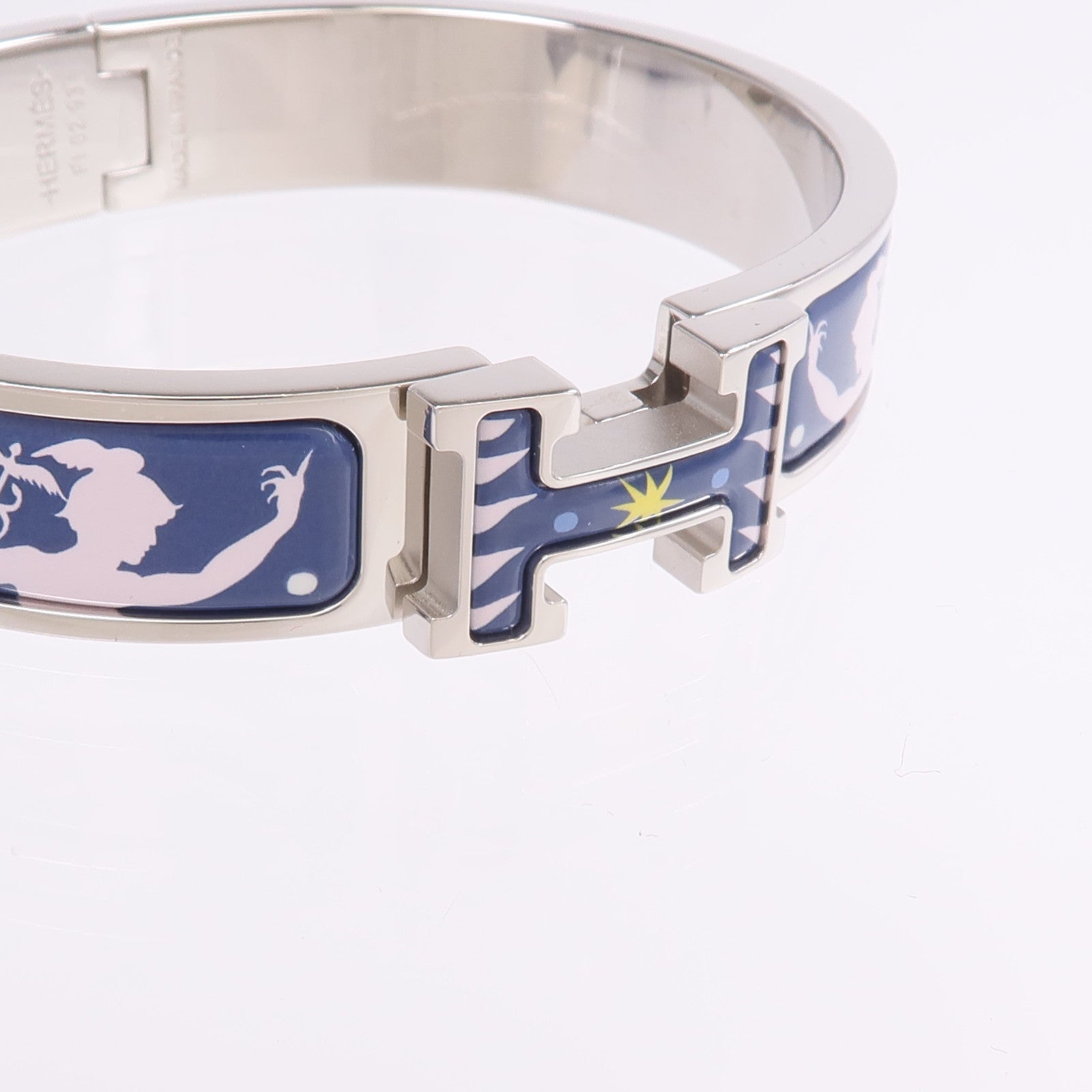 HERMES 金屬/琺瑯Clic H Bracelet手鐲