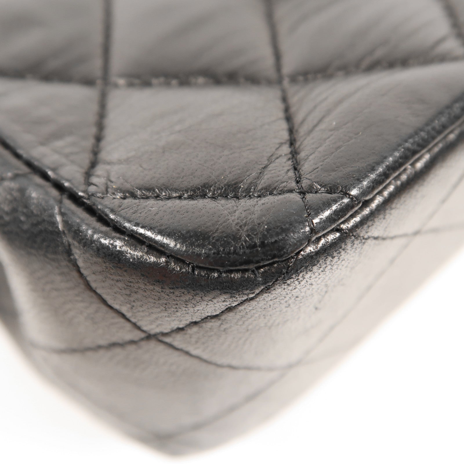 CHANEL 羊皮皮革Classic 25金扣鏈帶肩背袋
