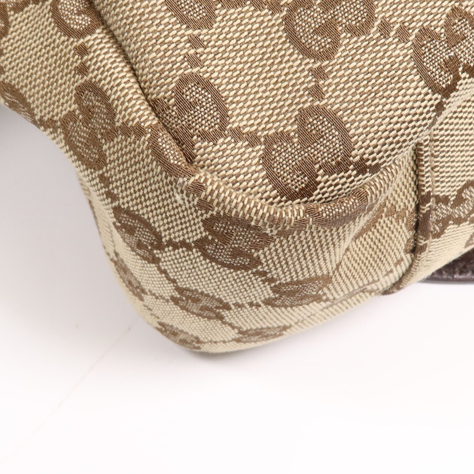 GUCCI 帆布Cross Carry Bag銀扣肩背袋