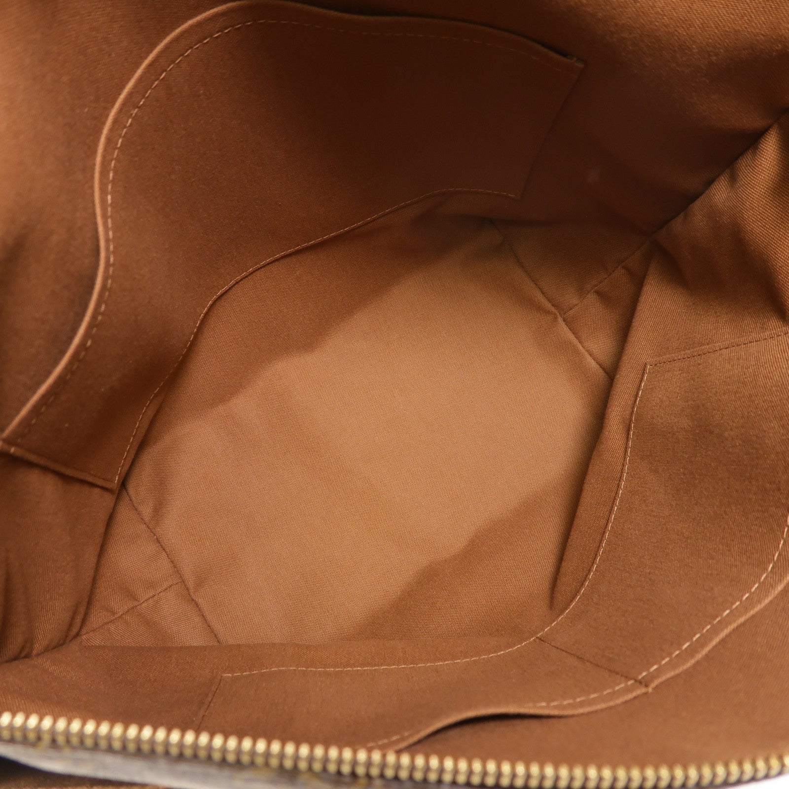 LOUIS VUITTON Monogram Totally PM金扣肩背袋/手挽袋棕色