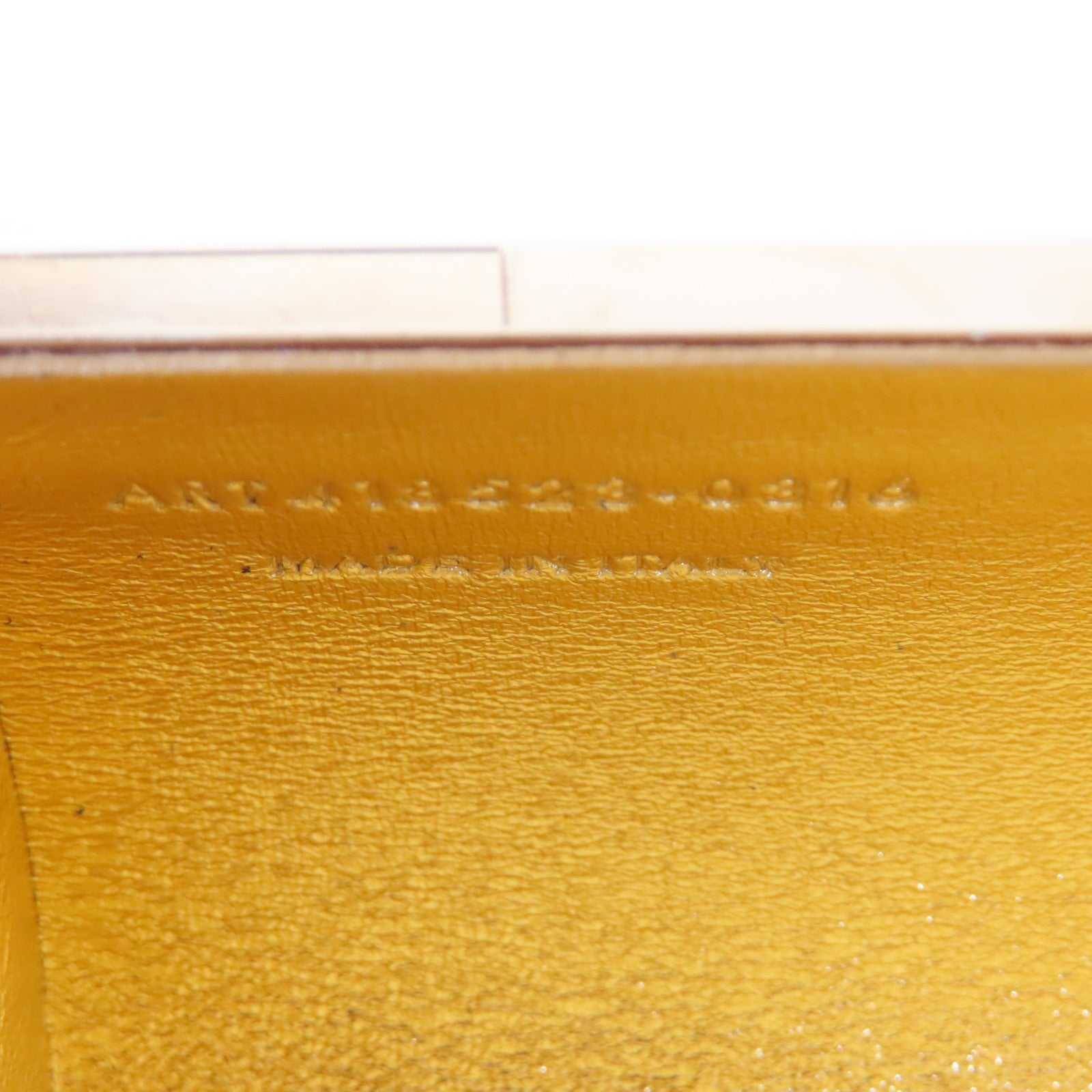 SAINT LAURENT Acrylic Ribbed Box Bag Vanity Bag 肩背袋金色