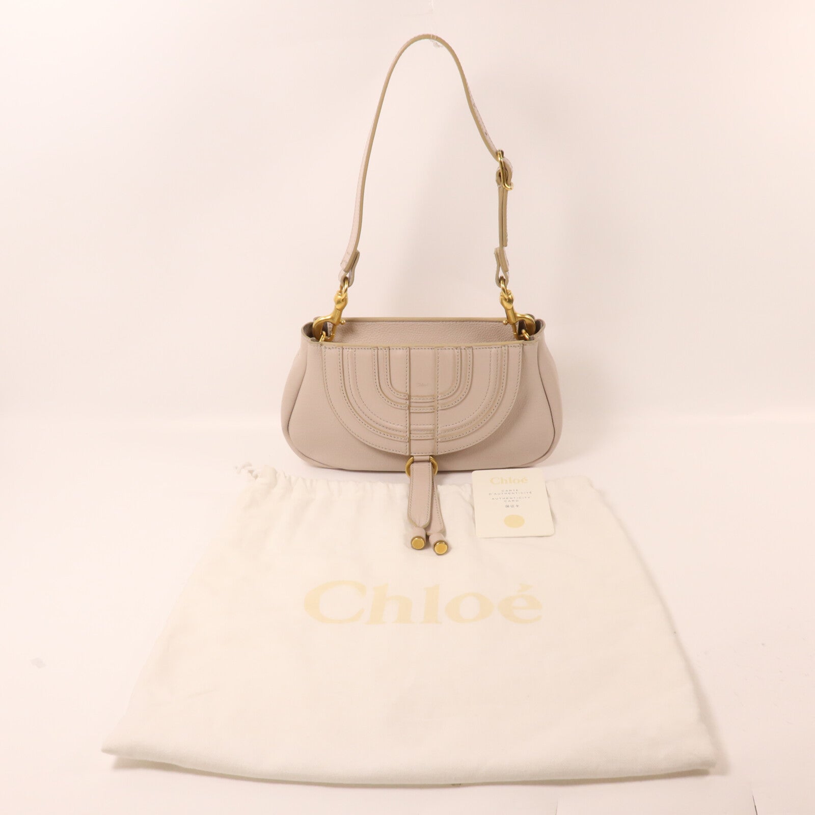 Chloe 牛皮皮革Marcie肩背袋