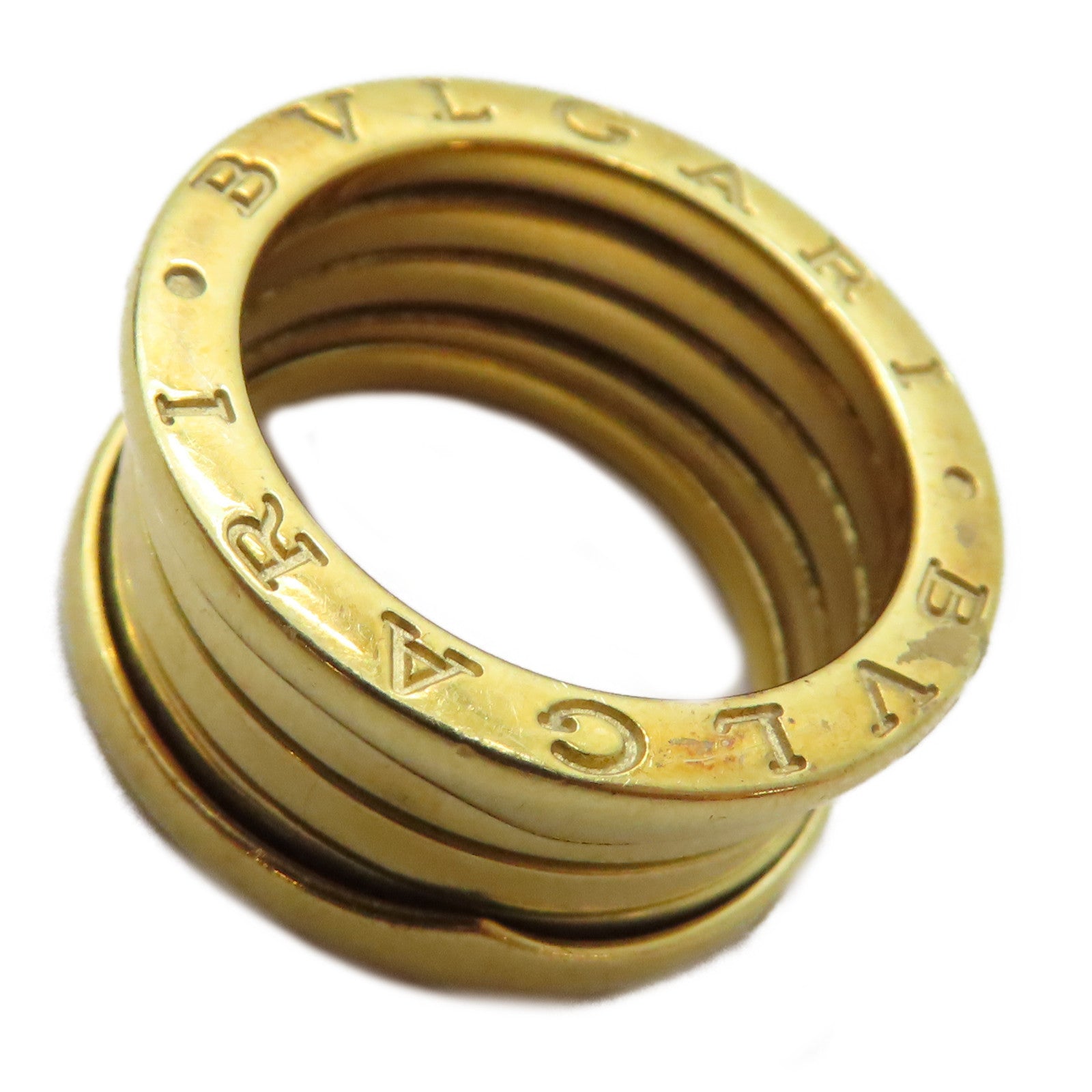 BVLGARI 18K黃金B-zero1 Ring戒指金色Bvlgari＃54/US#5.75