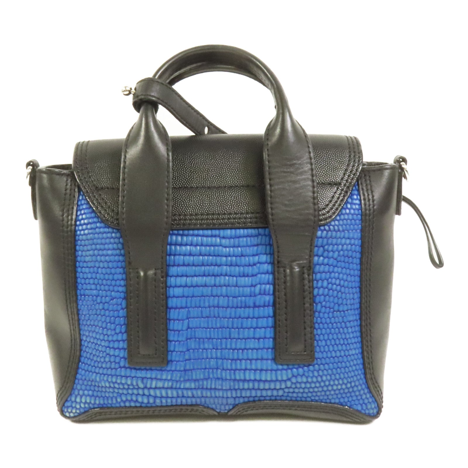 3.1 Phillip Lim 牛皮皮革Mini Pashli銀扣手挽肩背兩用袋