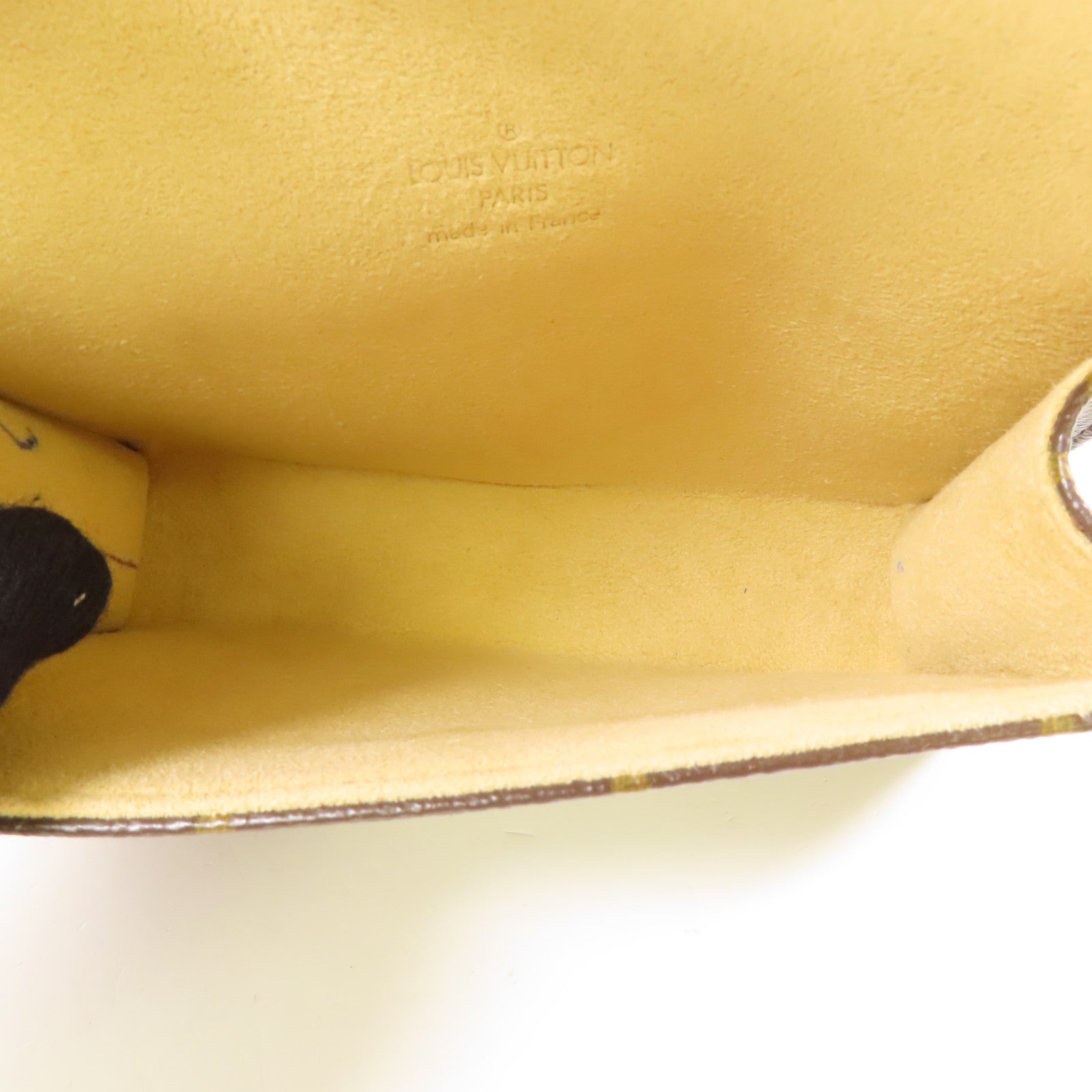 LOUIS VUITTON Monogram Pochette Florentine XS金扣腰包棕色