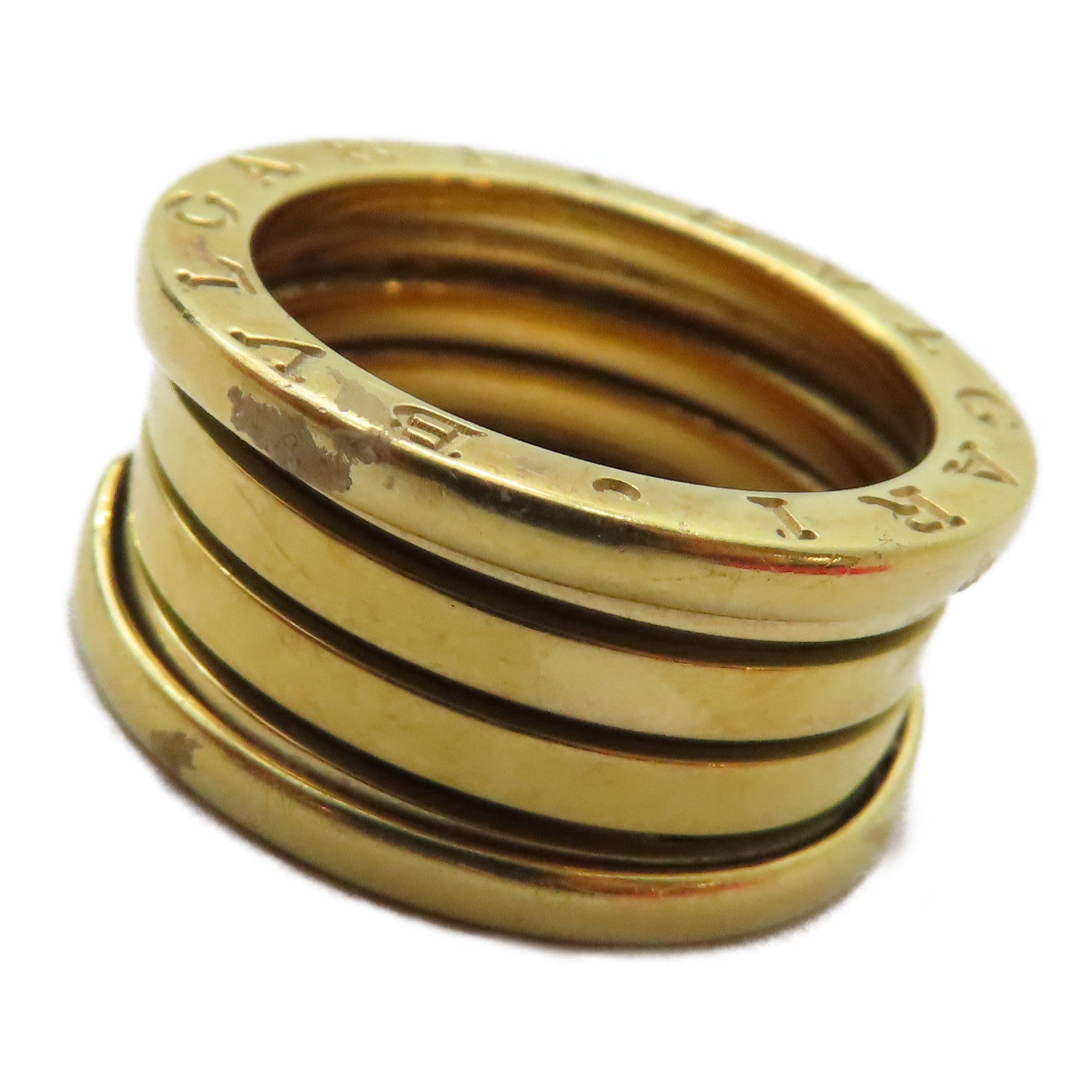 BVLGARI 18K黃金B-zero1 Ring戒指金色Bvlgari＃54/US#5.75