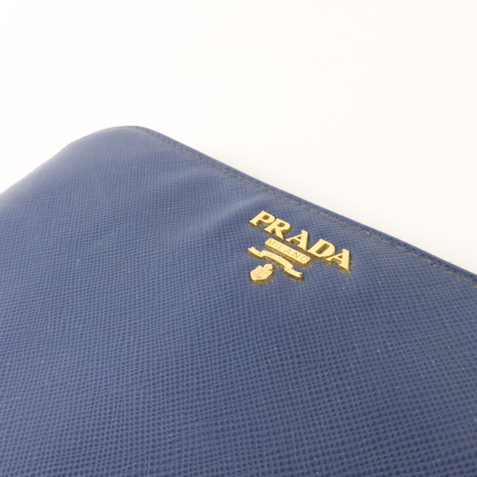 PRADA Saffiano皮革Round Zippy Long Wallet長錢包