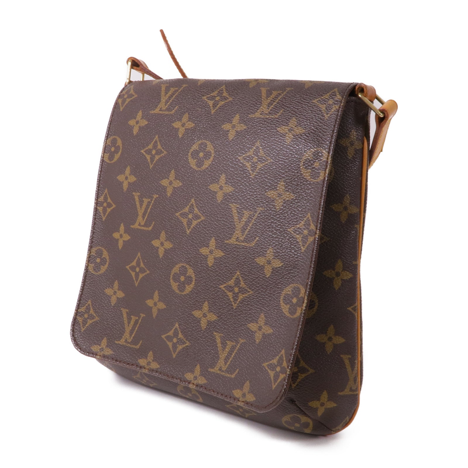 LOUIS VUITTON LV GHW Musette Salsa Short Shoulder Bag M51258 Monogram Brown