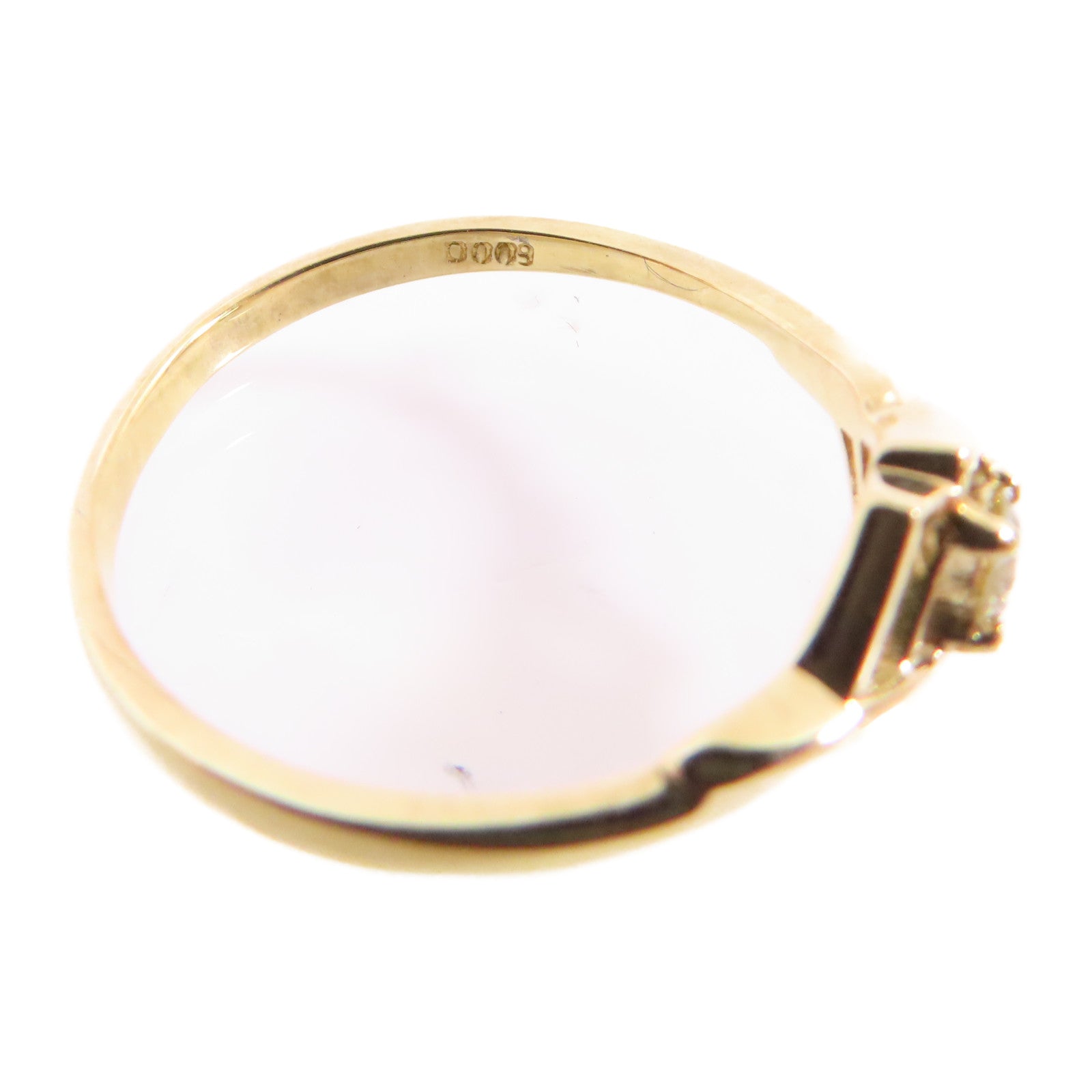 JEWELRY 18K黃金/鑽石Diamond Ring戒指US#6