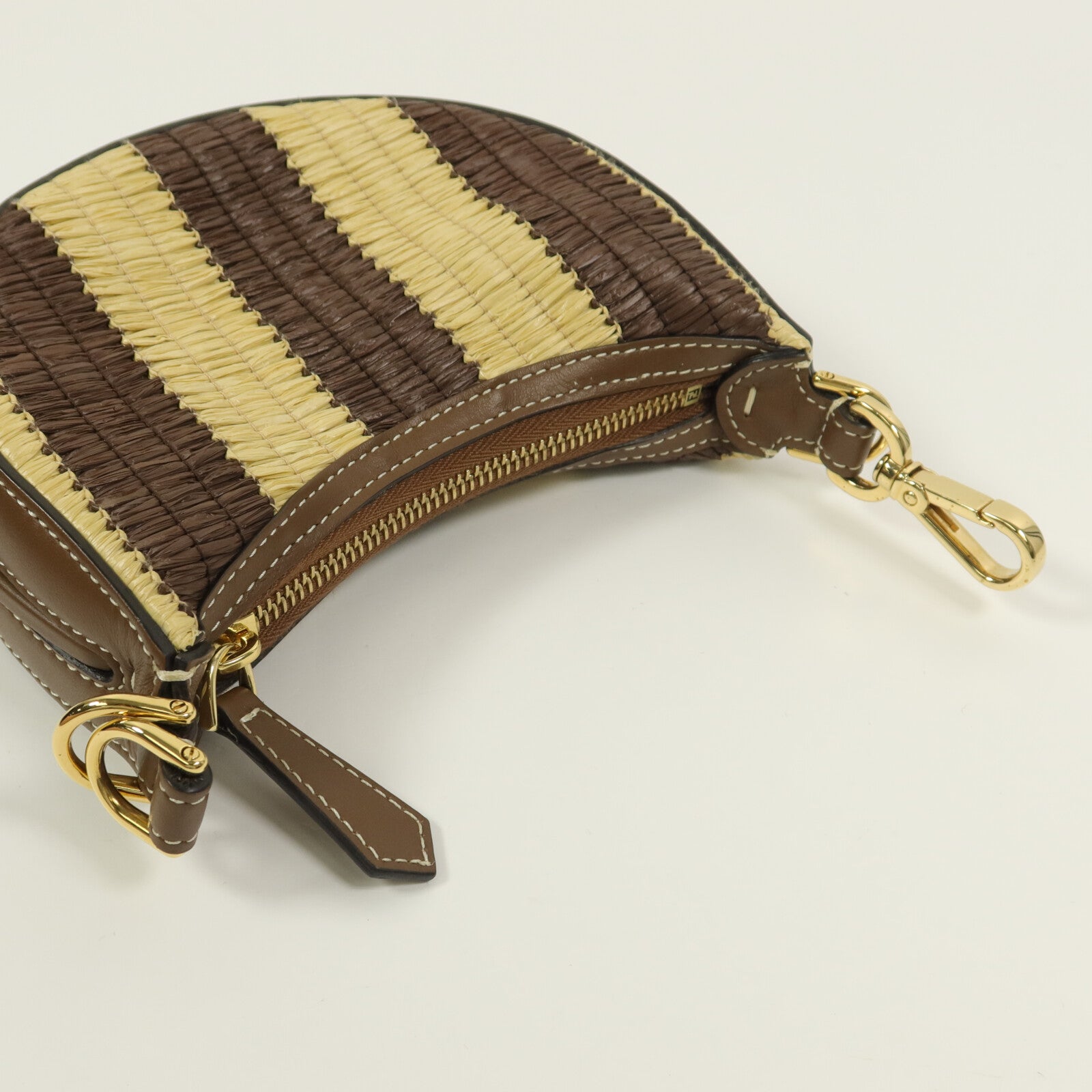 FENDI Raffia Nano Fendigraphy手挽袋