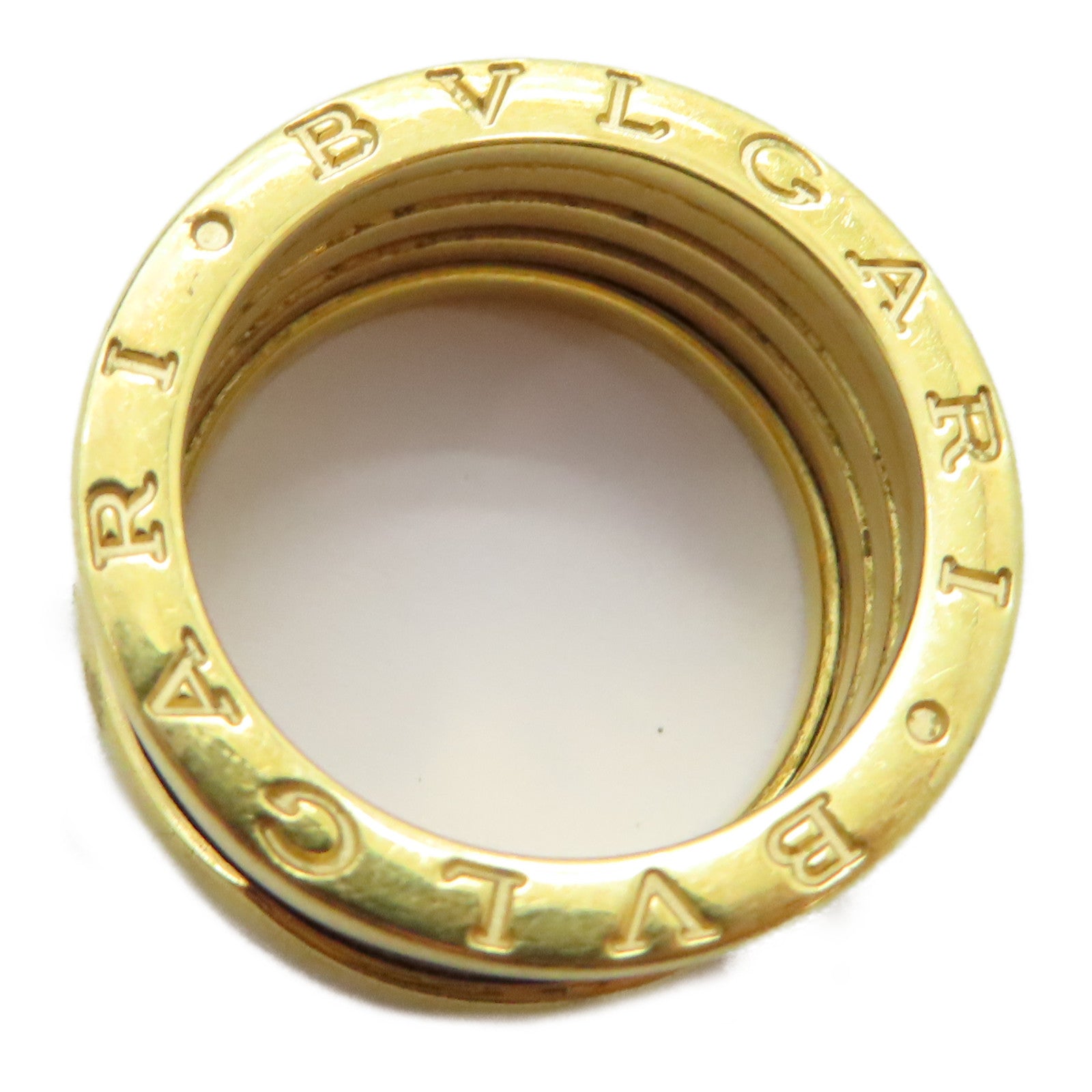 BVLGARI 18K黃金B-zero1 Ring戒指金色Bvlgari＃54/US#5.75