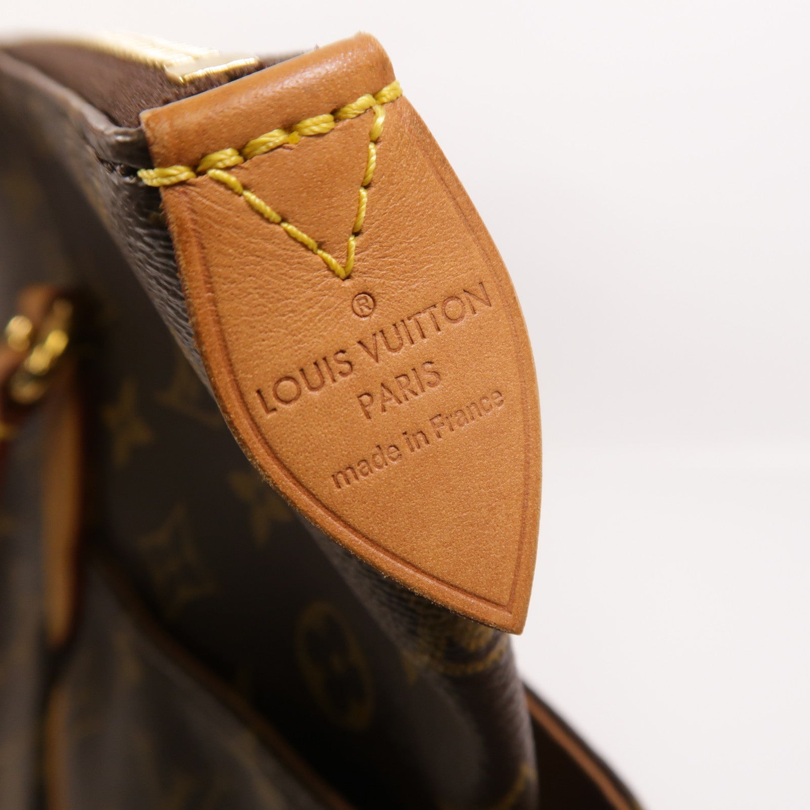 LOUIS VUITTON Monogram Totally PM金扣肩背袋/手挽袋棕色