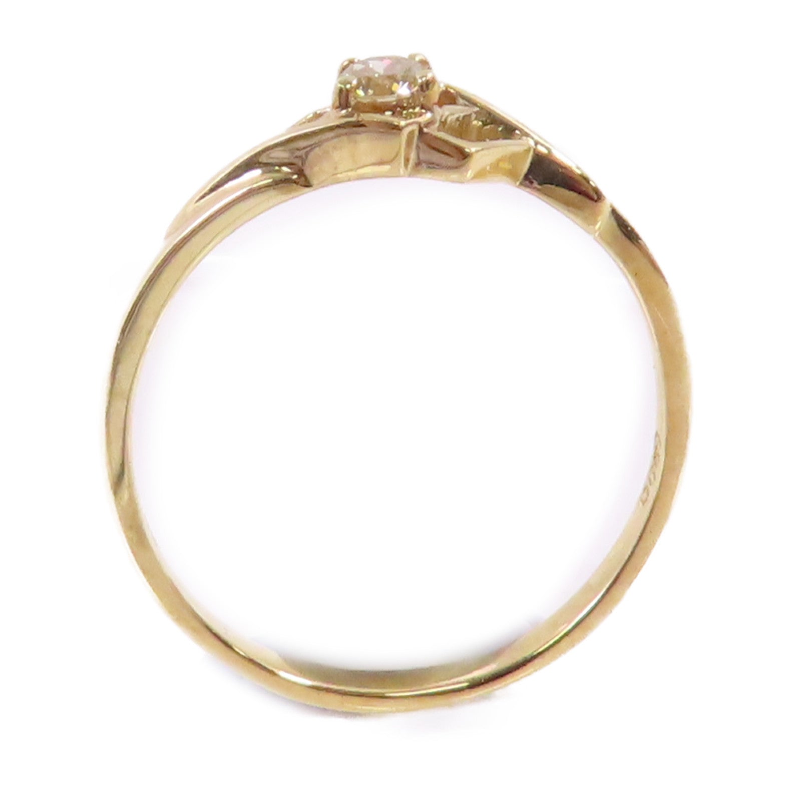 JEWELRY 【激減優惠】18K黃金/鑽石Diamond Ring戒指US#6