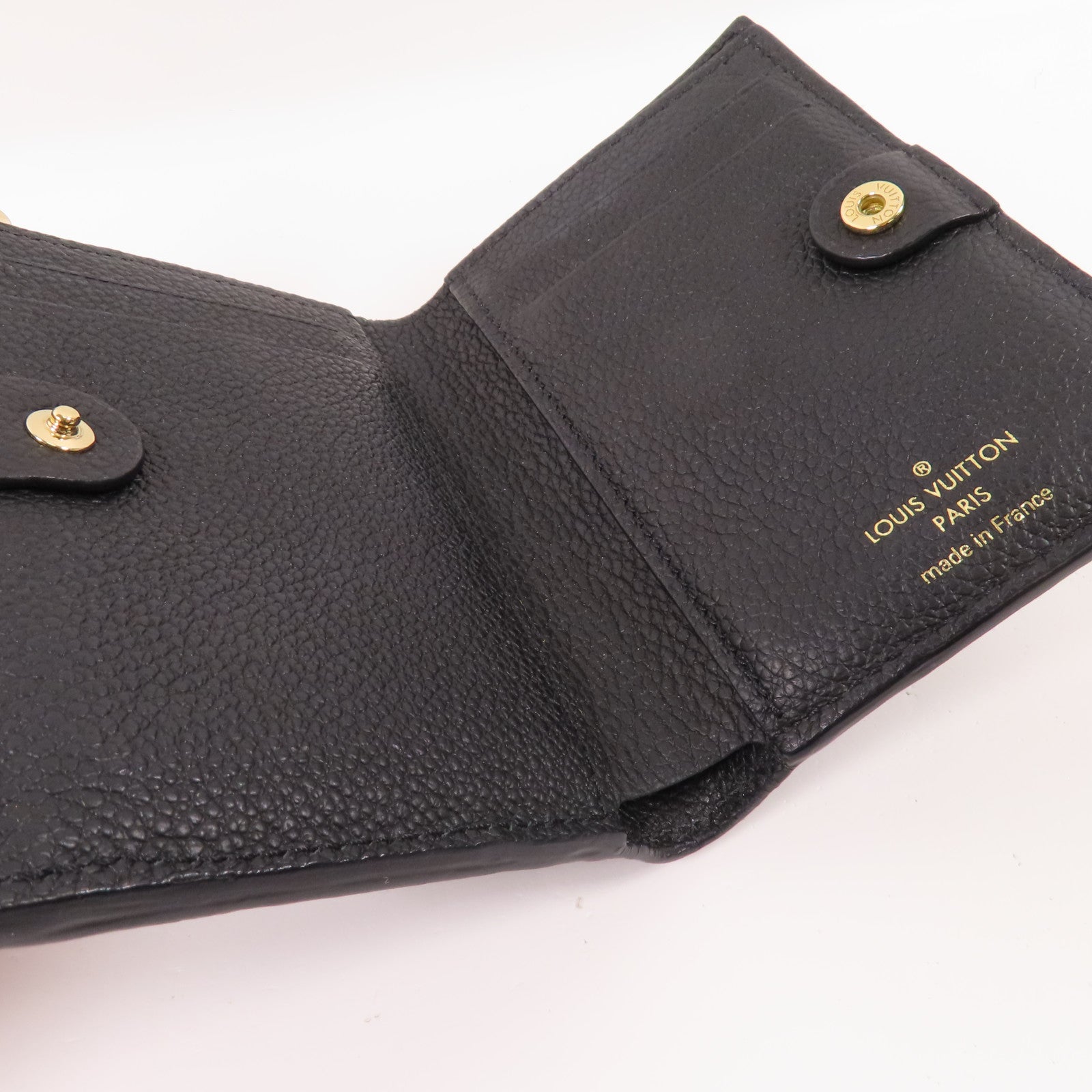 LOUIS VUITTON Monigram Empreinte Lisa金扣短錢包