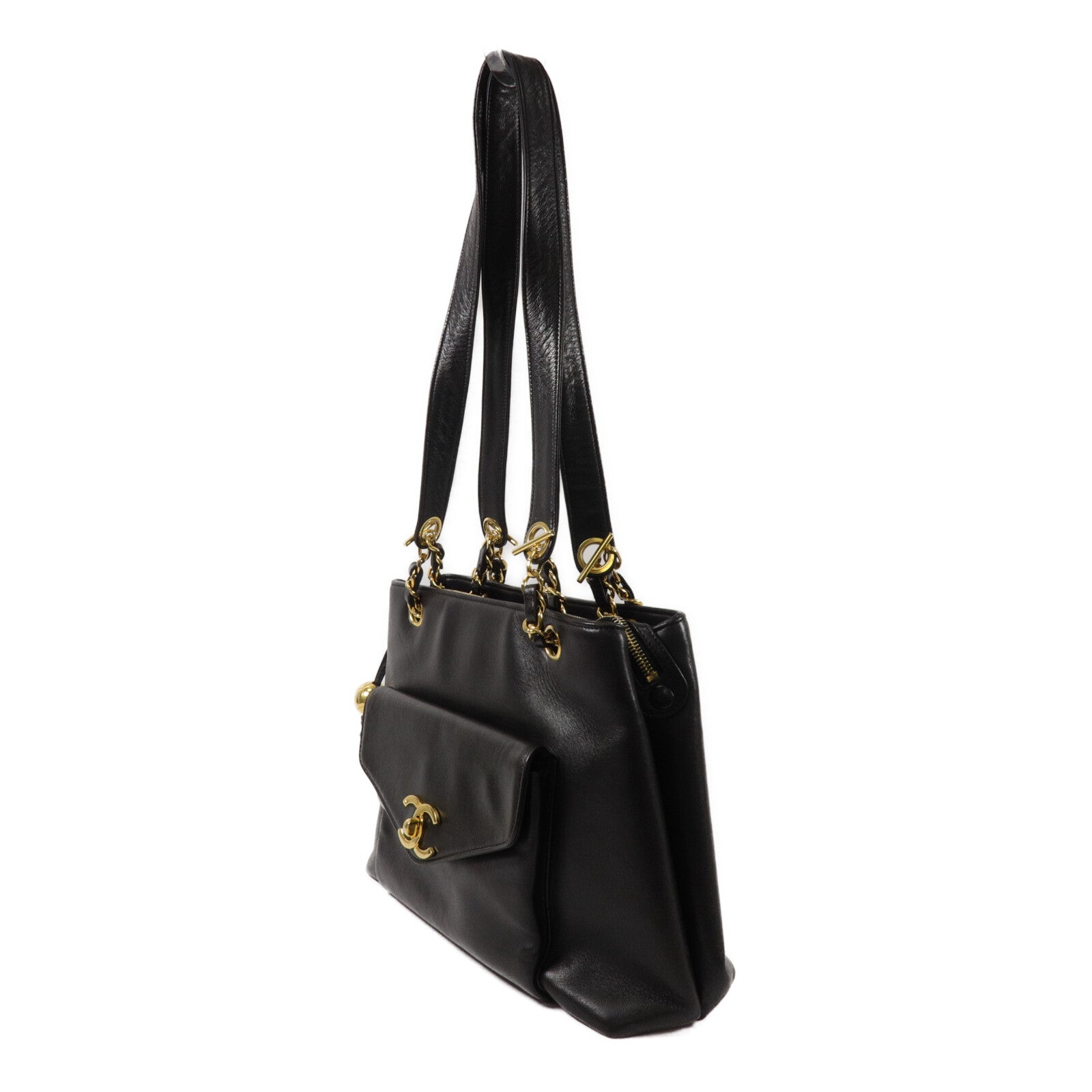 CHANEL 羊皮皮革Vintage Tote手挽袋
