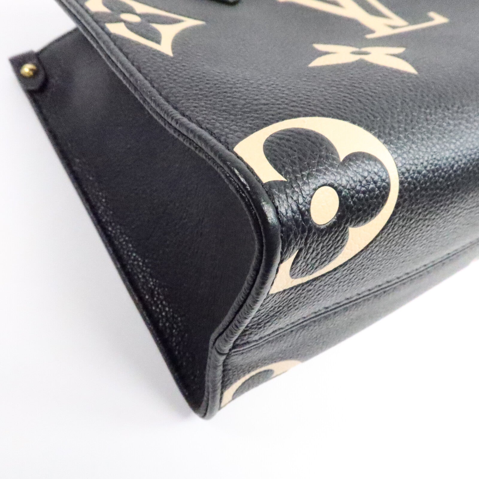 LOUIS VUITTON Monogram Empreinte On The Go PM金扣手挽肩背兩用袋