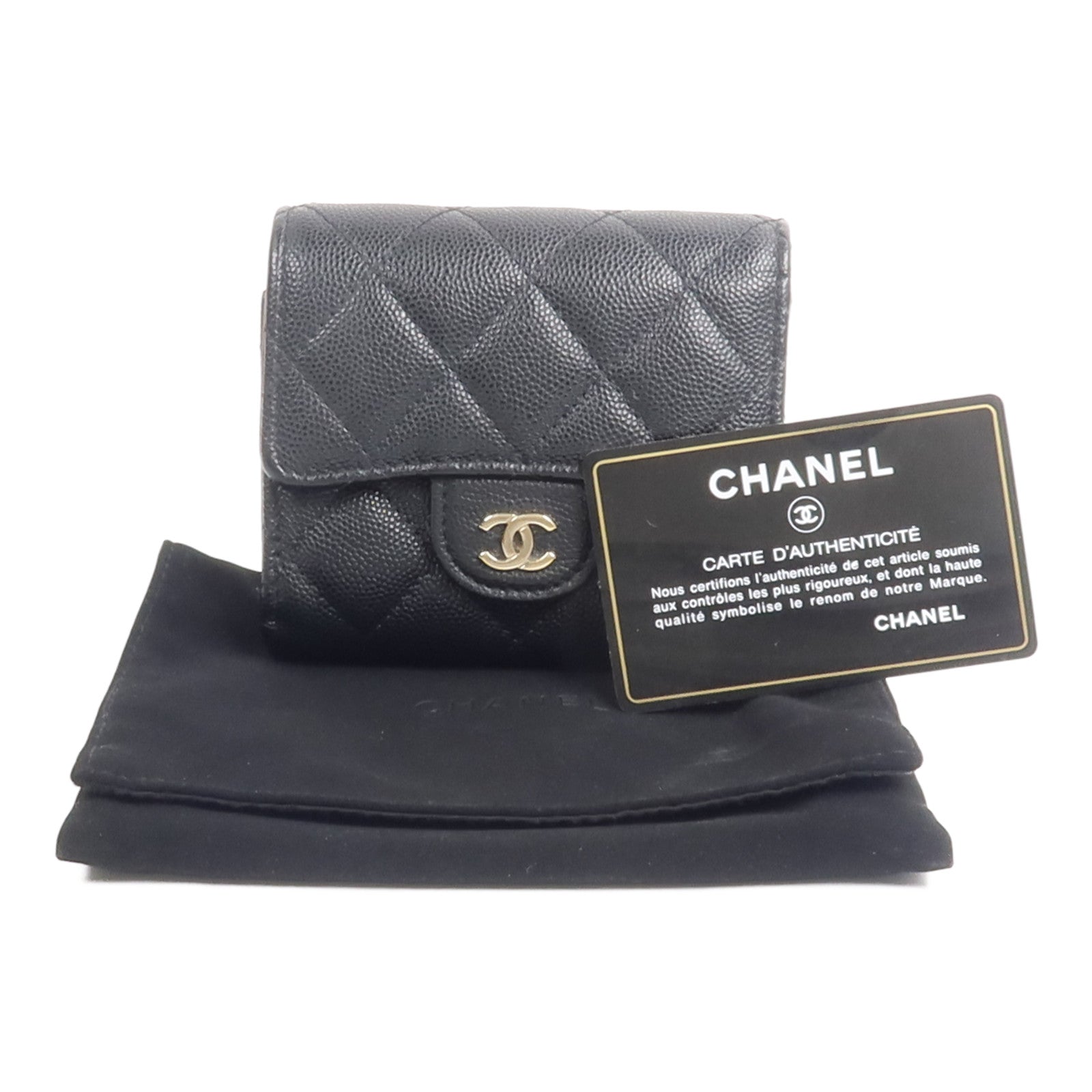 CHANEL 牛皮皮革Classic Small Flap Wallet錢包
