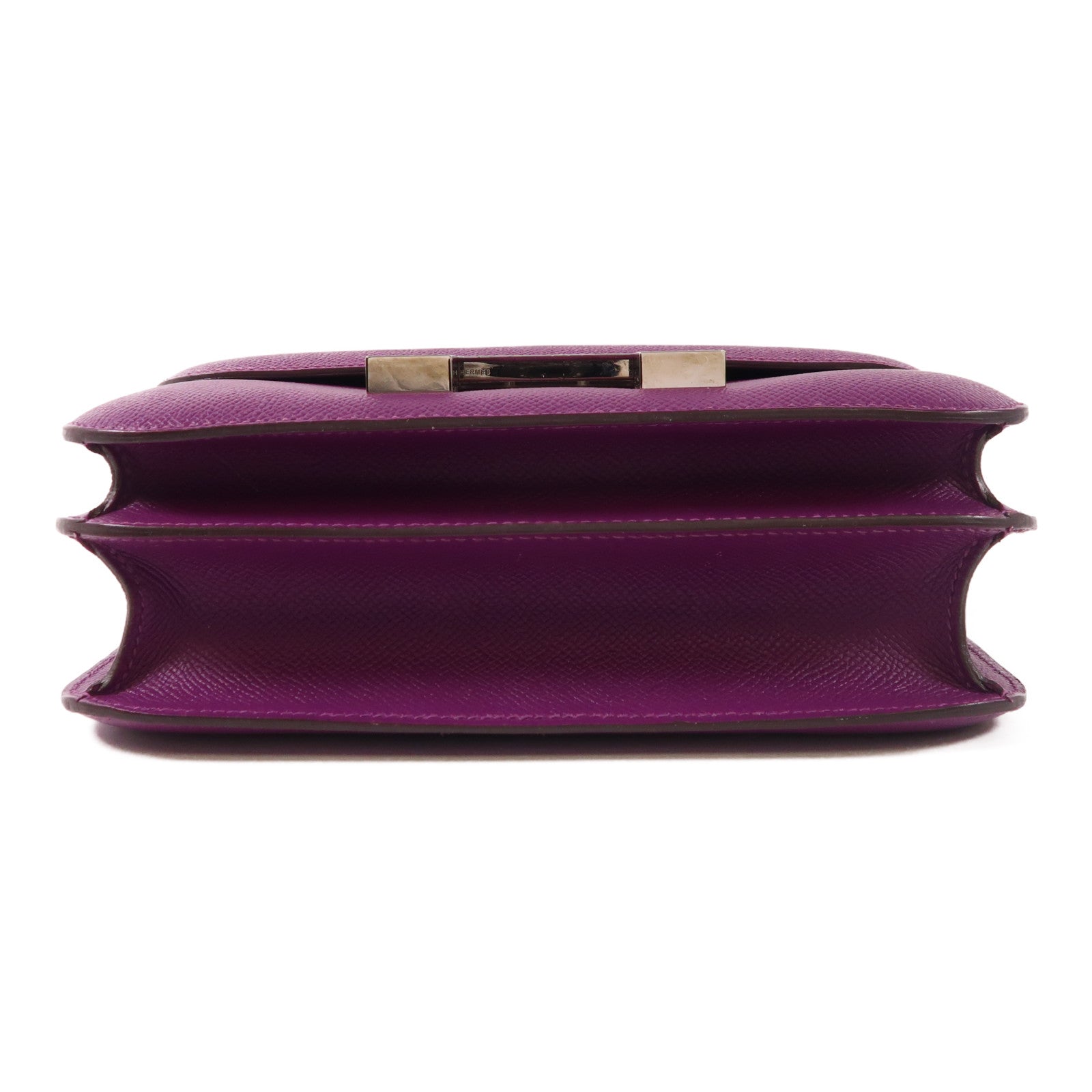 HERMES【激減優惠】 Epsom皮革Constance 24銀扣肩背袋Anemone