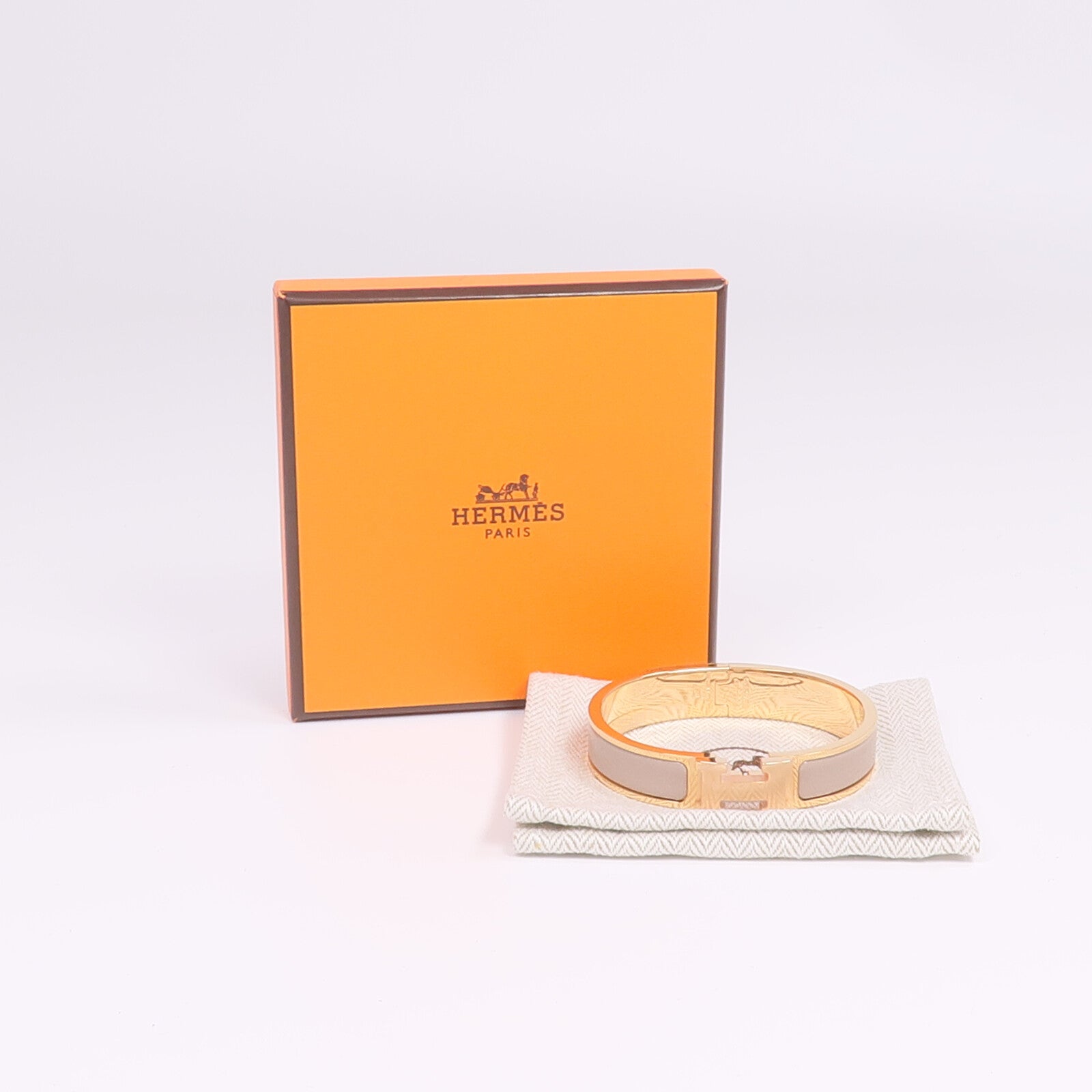 HERMES 金屬/琺瑯Clic H手鐲