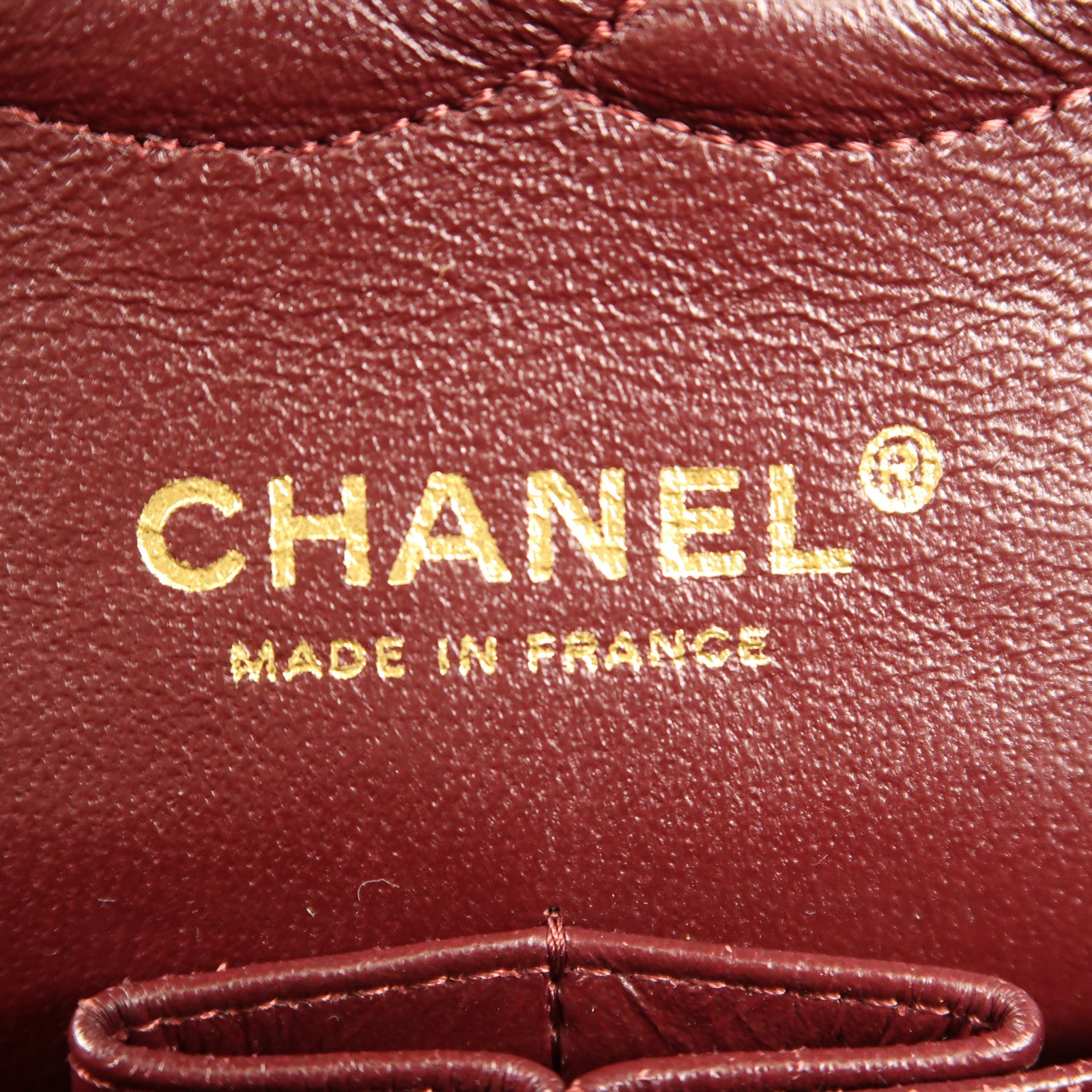 CHANEL 羊皮皮革Classic 25金扣鏈帶肩背袋