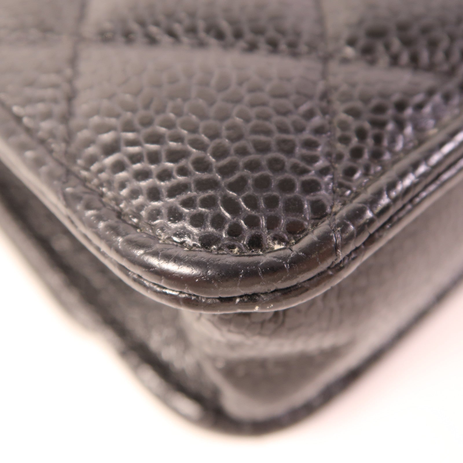 CHANEL 牛皮皮革WOC Wallet On Chain金扣鏈帶肩背袋