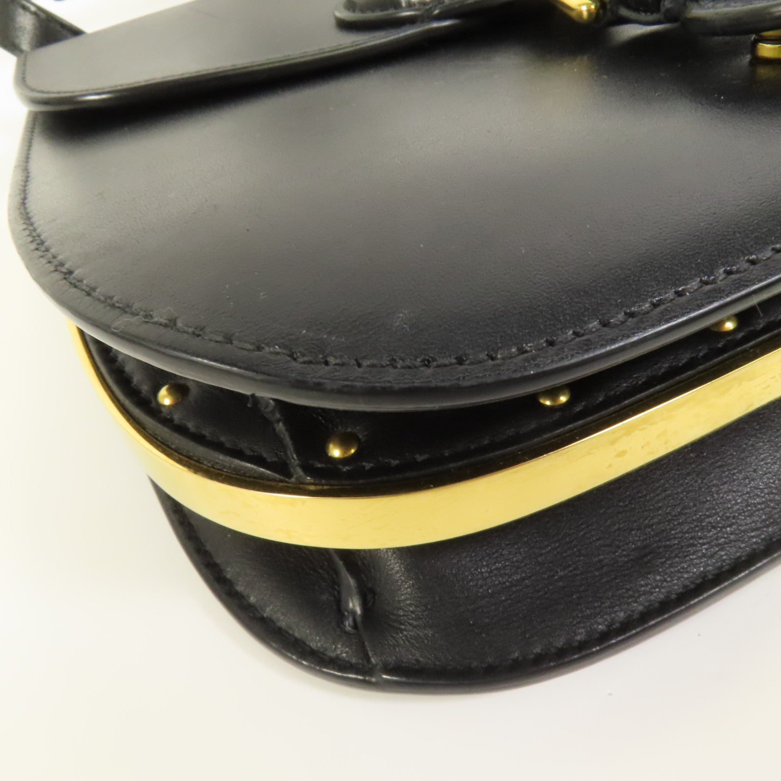 Dior 牛皮皮革Bobby Frame金扣肩背袋