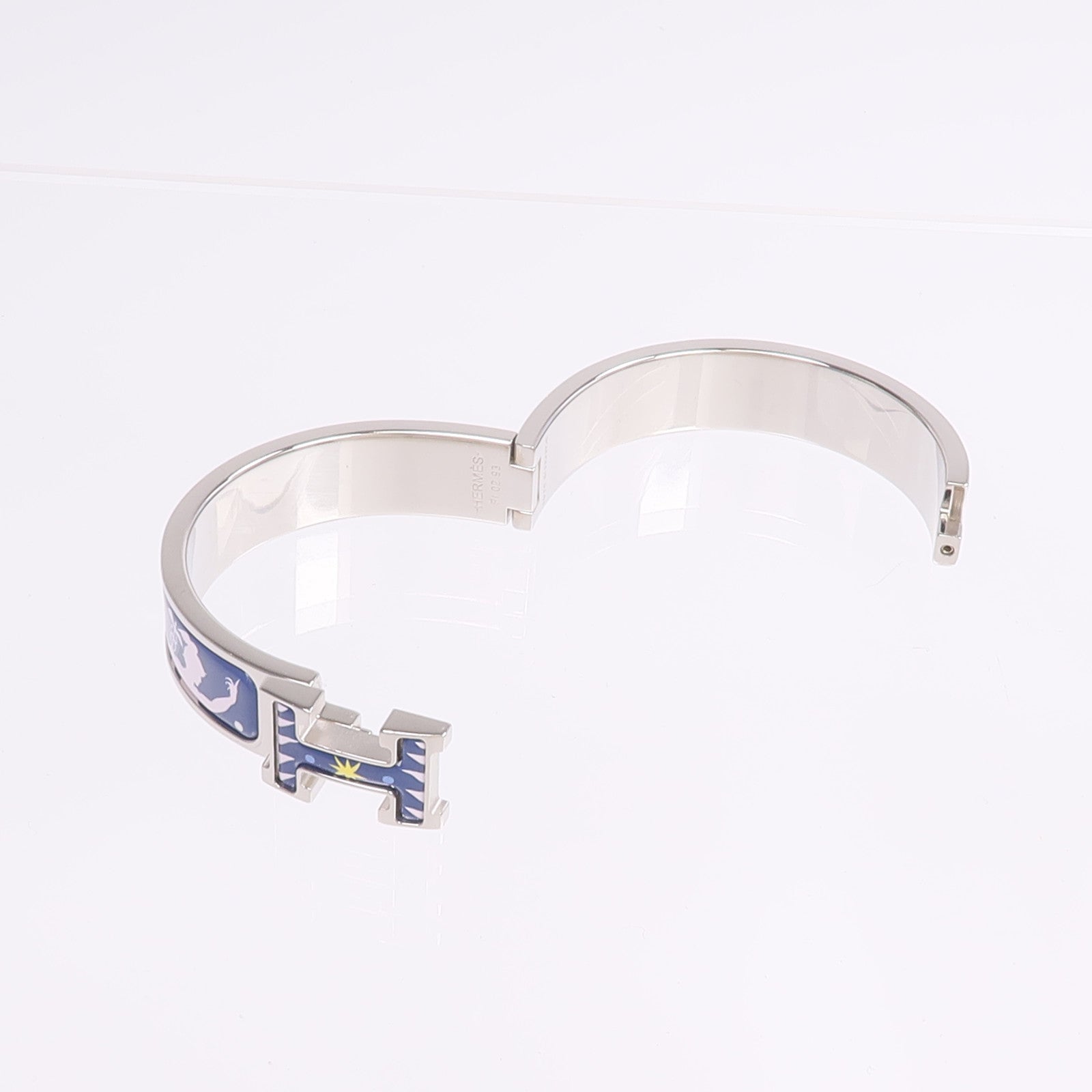 HERMES 金屬/琺瑯Clic H Bracelet手鐲