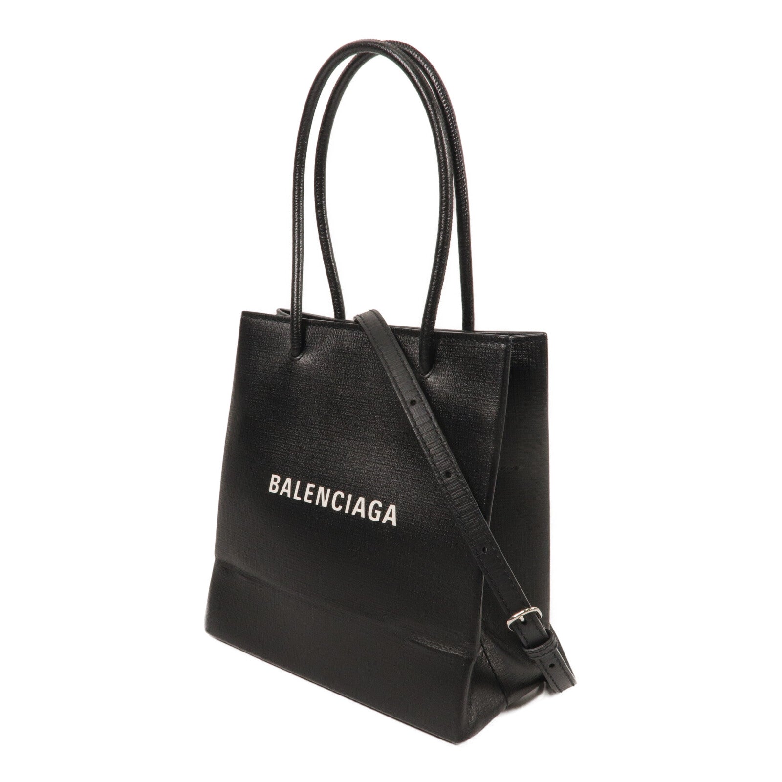 BALENCIAGA 牛皮皮革Shopping XXS South Tote手挽肩背兩用袋