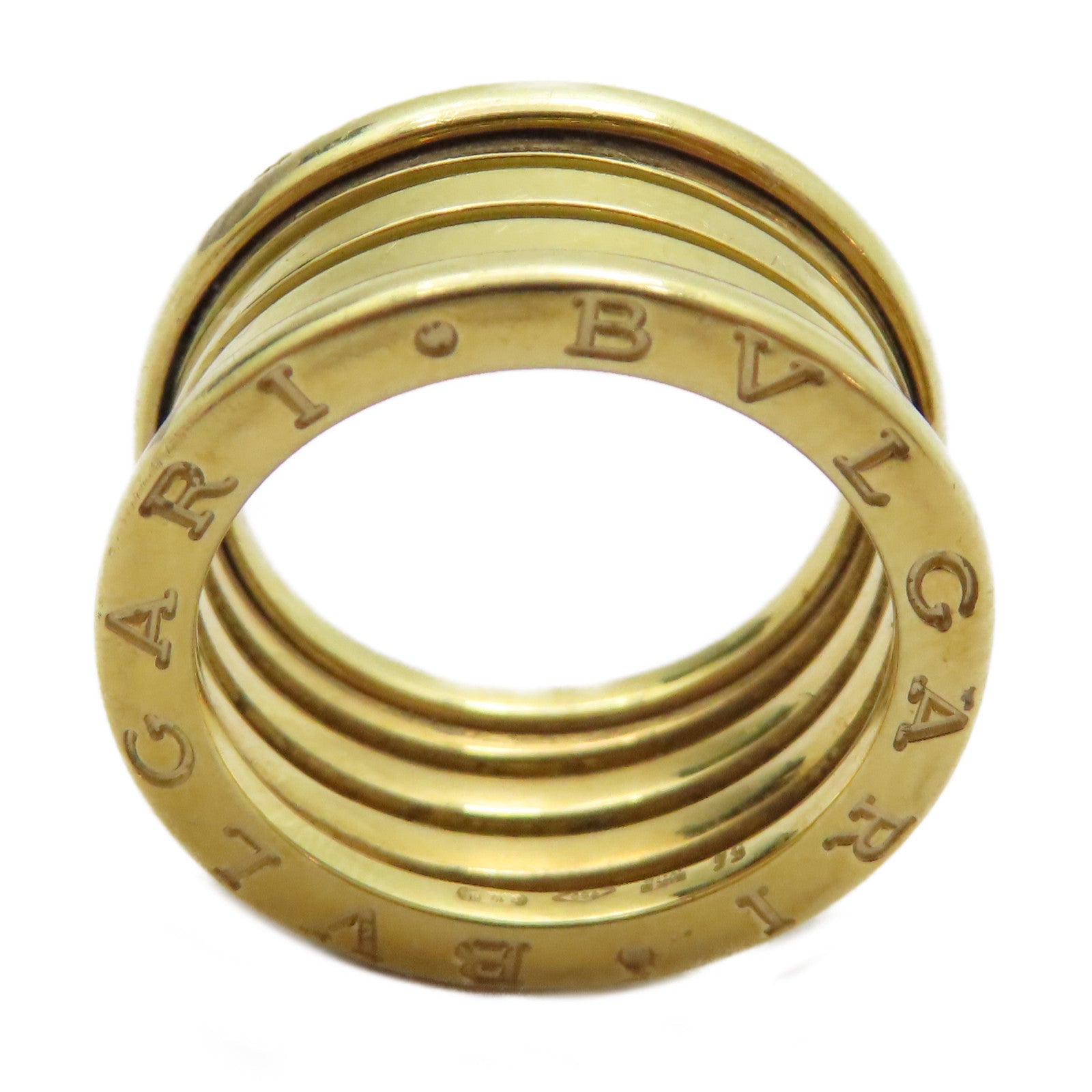 BVLGARI 18K黃金B-zero1 Ring戒指金色Bvlgari＃54/US#5.75